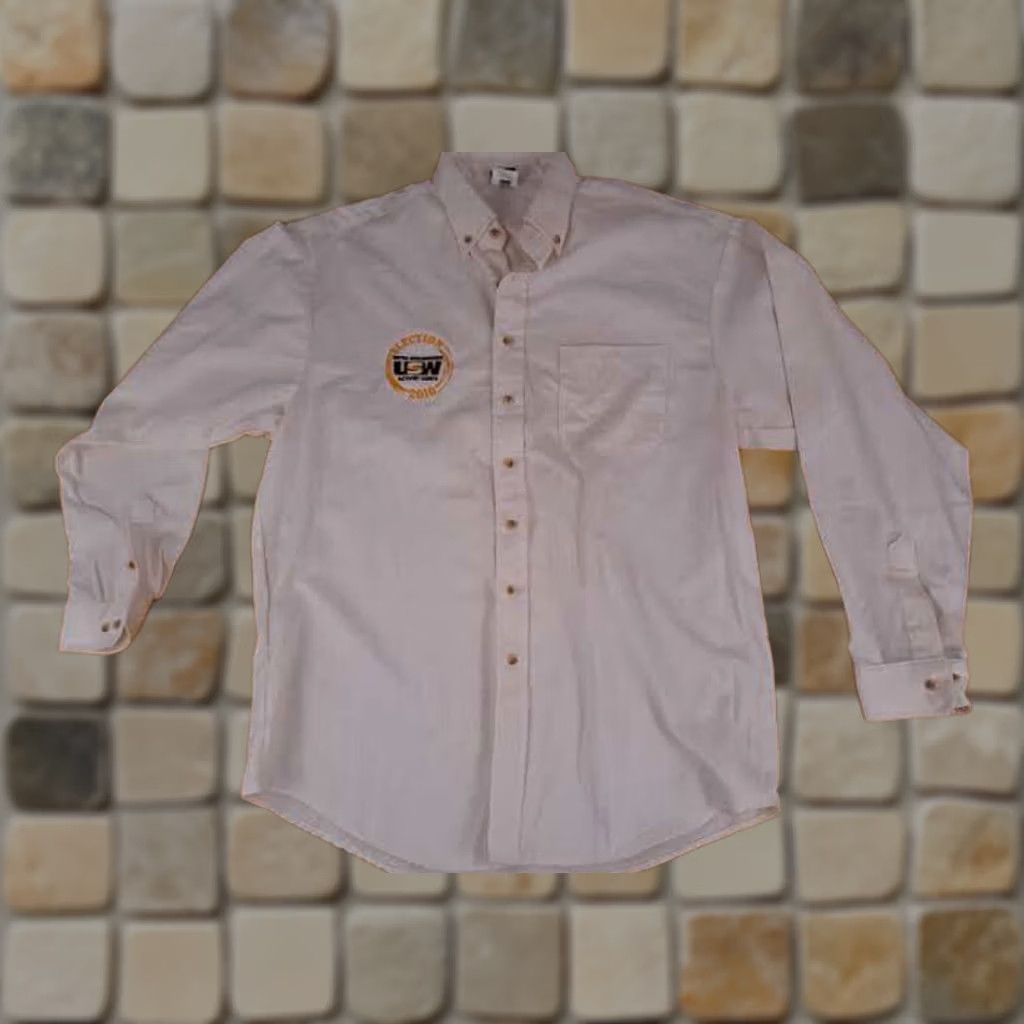 Vintage United Steel Workers Activist Corps - 2010 Full Button Embroidered Shirt - USA Size US XL / EU 56 / 4 - 1 Thumbnail