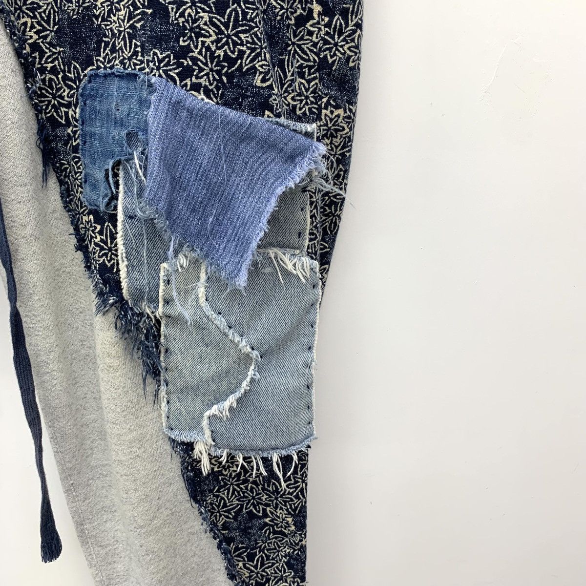 Greg Lauren Greg Lauren Floral Spliced Casual Kangaroo Pants K26WX Size US 36 / EU 52 - 4 Thumbnail