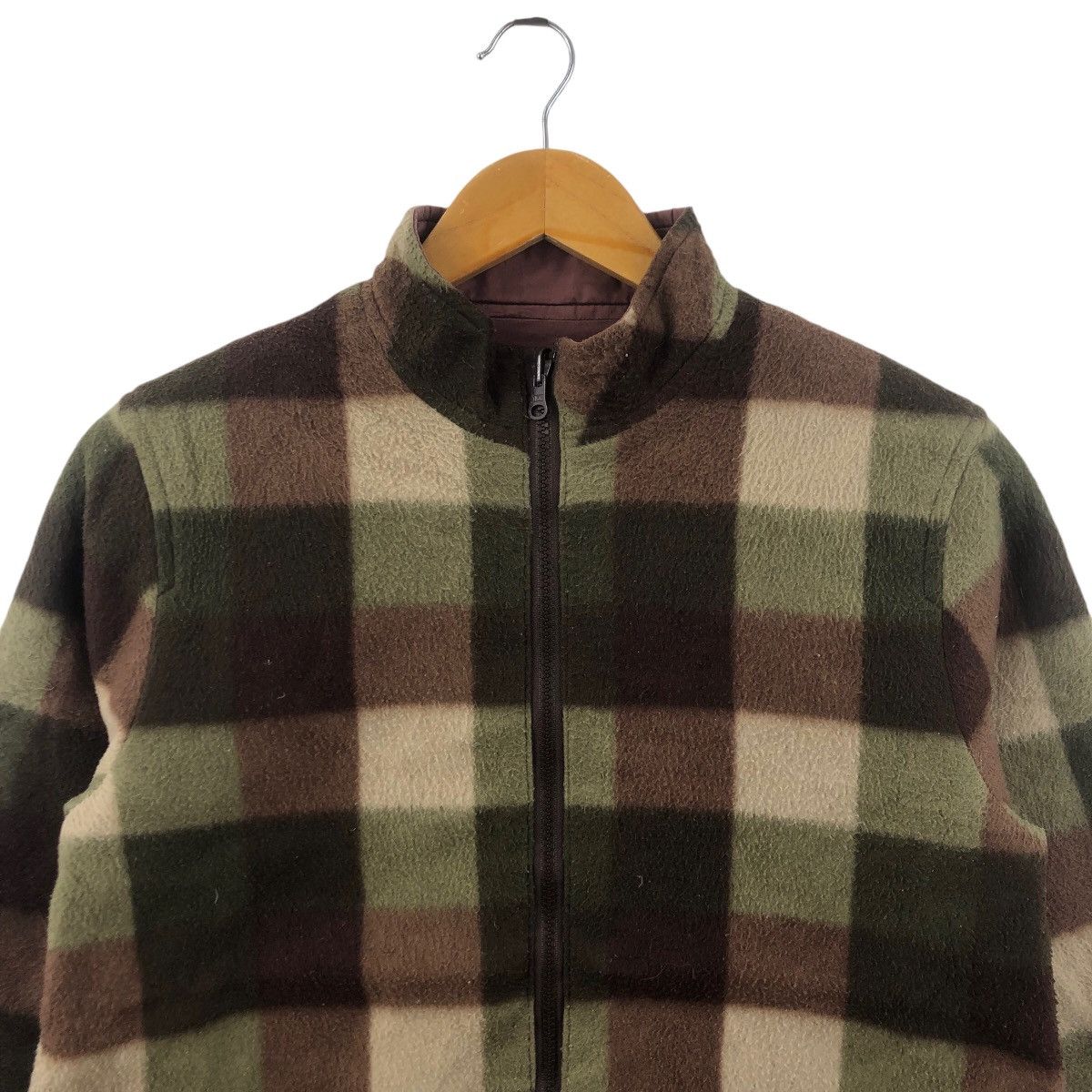 Burberry Riversible! THOMAS BURBERRY Jacket Checkered Fleece Size US L / EU 52-54 / 3 - 2 Thumbnail