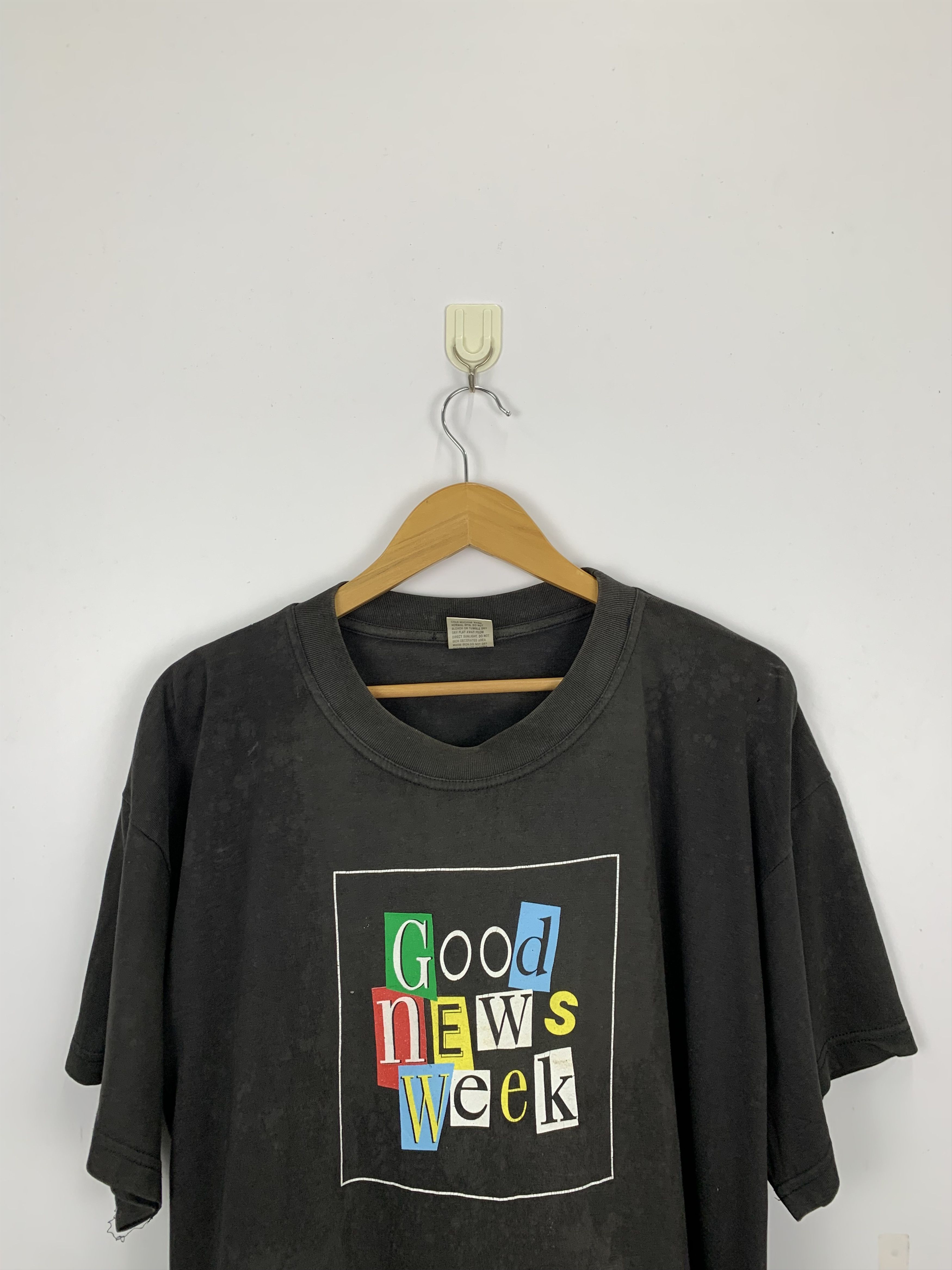 Vintage Vintage 90s Good News Week TV Show T Shirt TA0169 Size US XL / EU 56 / 4 - 2 Thumbnail