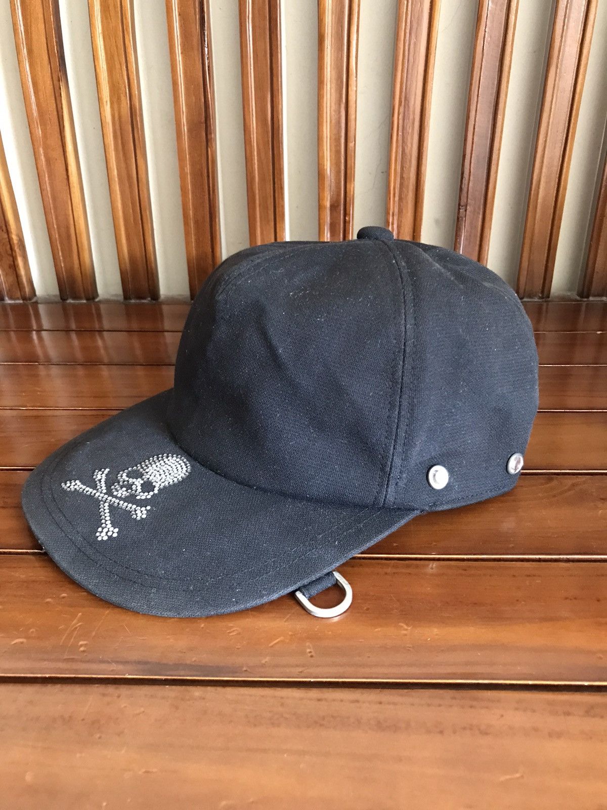 Mastermind Japan Mastermind Japan Skull Bone Black Cap Hat Size ONE SIZE - 6 Thumbnail