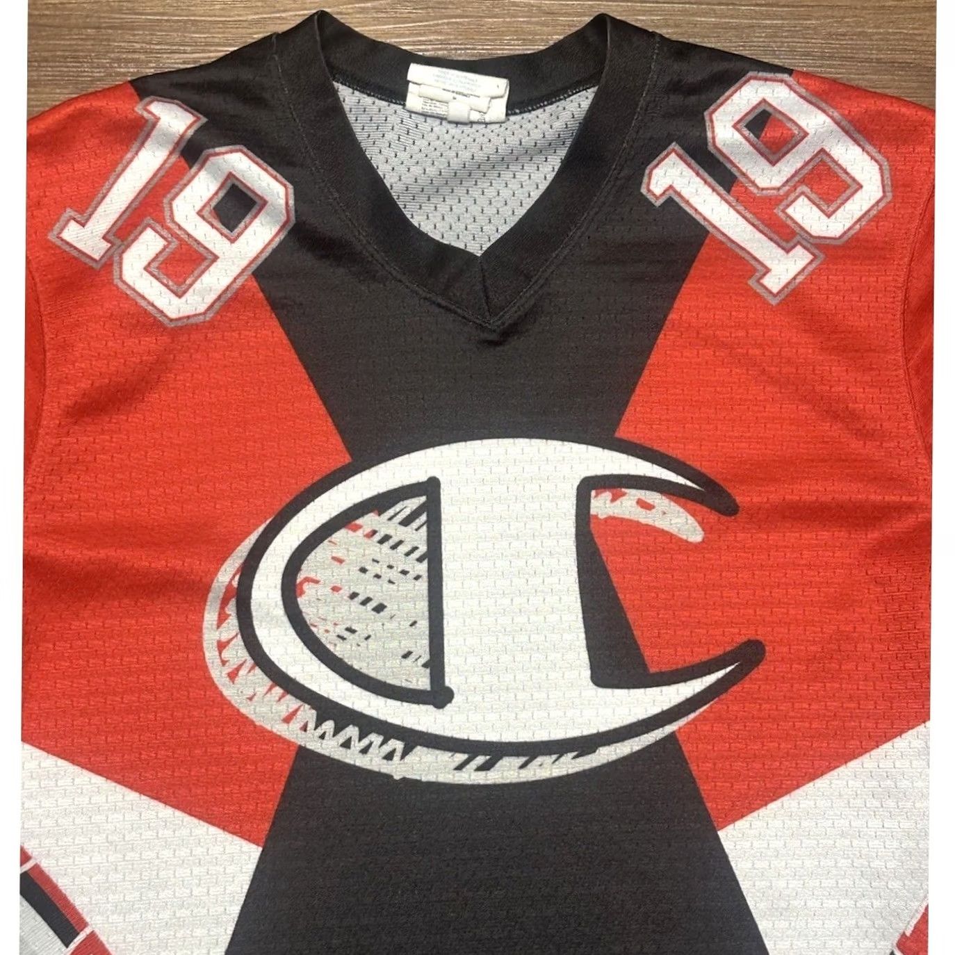 Champion Champion Sweatshirts Hockey Jersey Logo Red/Black Small Men Size US S / EU 44-46 / 1 - 4 Thumbnail