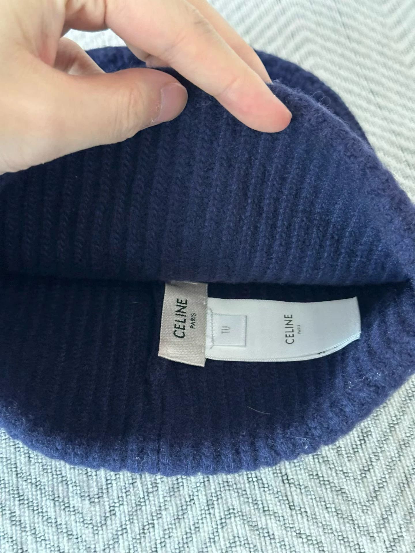 Celine Blue Beanie - One Size - 98% New