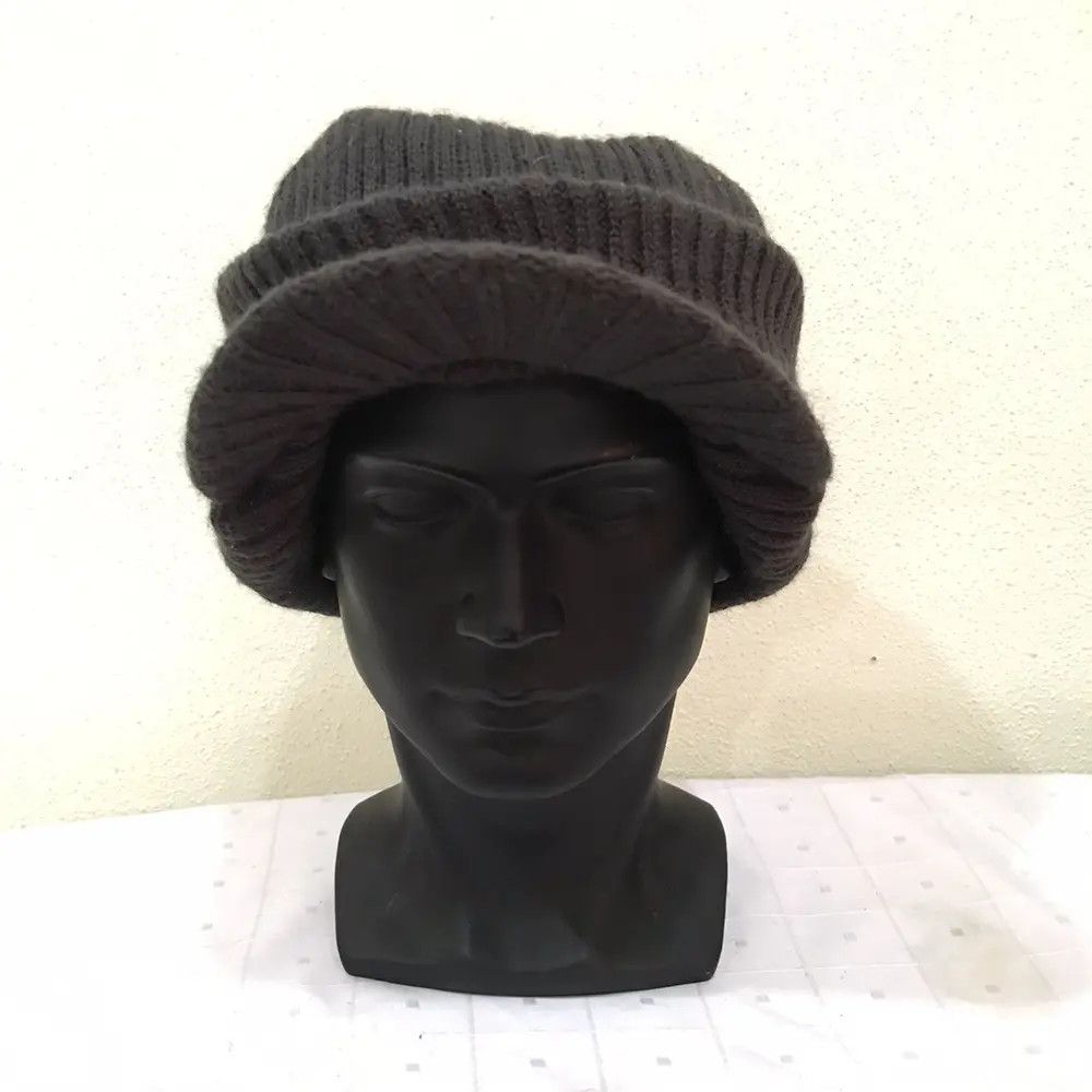 Vintage Japanese Brand Knit Beanie Hat Size ONE SIZE - 3 Thumbnail