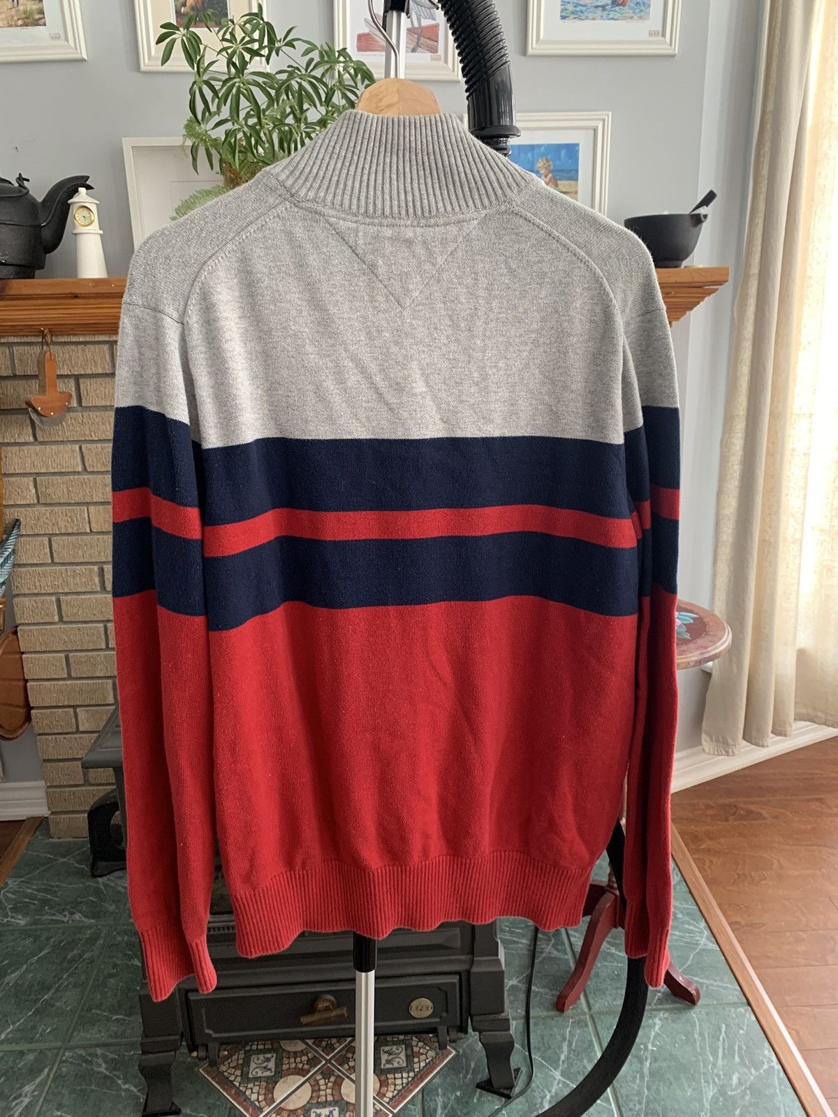 Tommy Hilfiger Tommy Hilfiger Quarter Zip Sweater Size US L / EU 52-54 / 3 - 2 Thumbnail