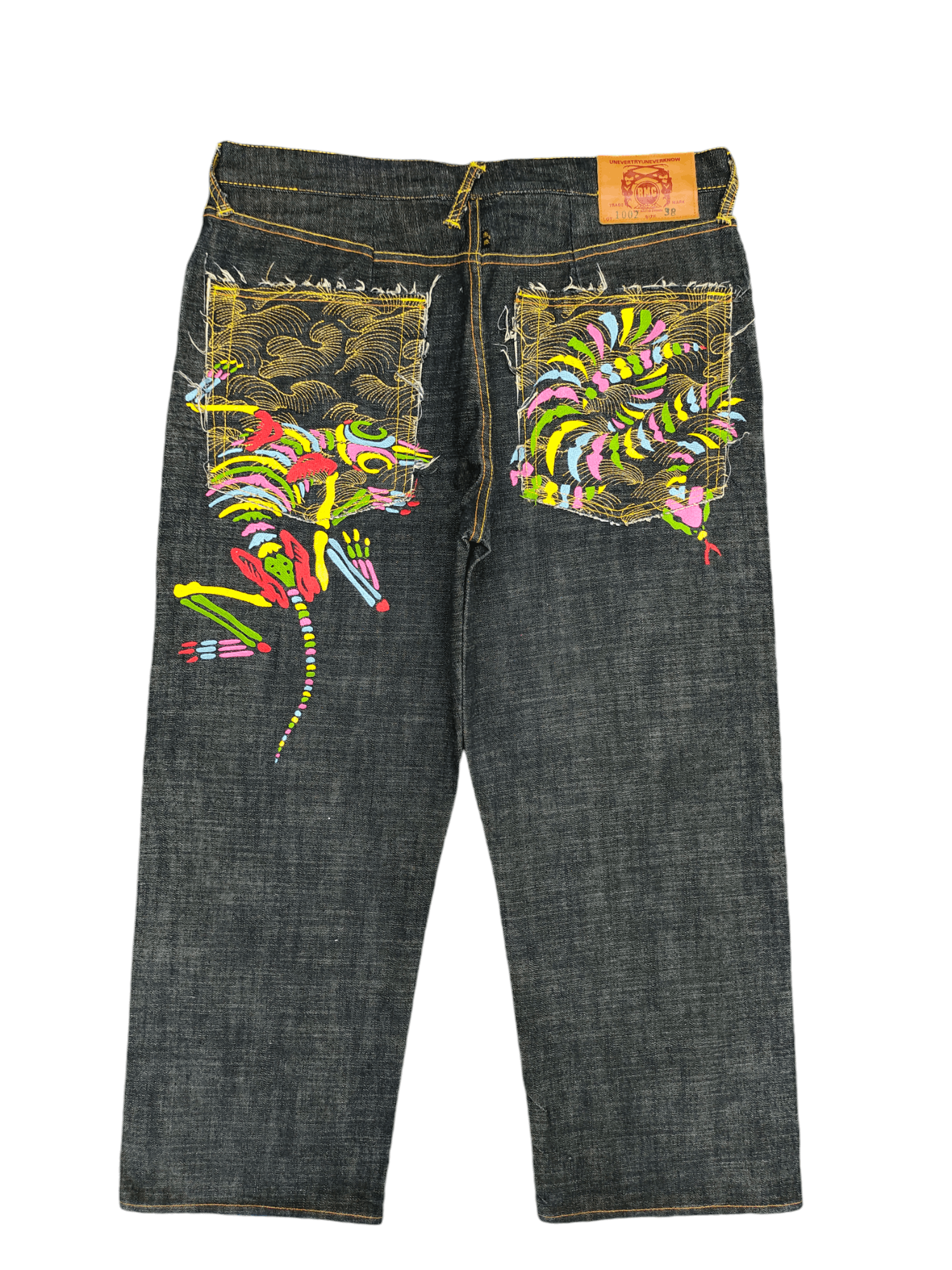 Ed Hardy × Evisu × Red Monkey Company Baggy Jeans RMC Lot 1002 ...