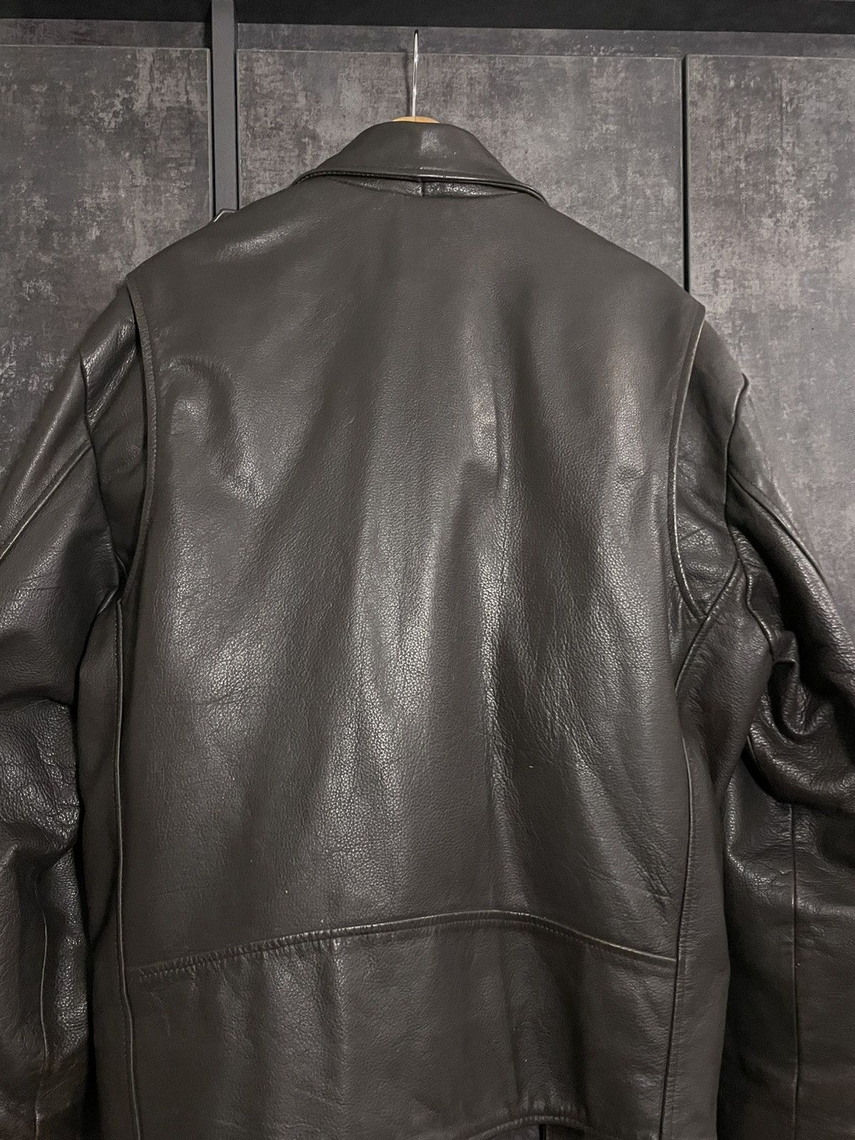 Vintage Vintage 90s Leather Biker Jacket Size US L / EU 52-54 / 3 - 16 Thumbnail