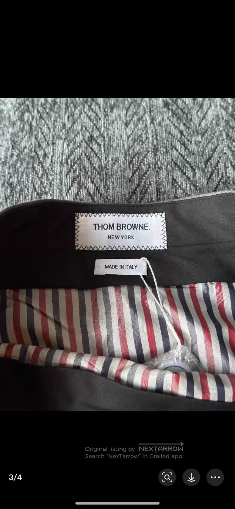 Thom Browne Thom Browne Mid gray pleated skirt Size 24" / US 00 / IT 34 - 3 Thumbnail