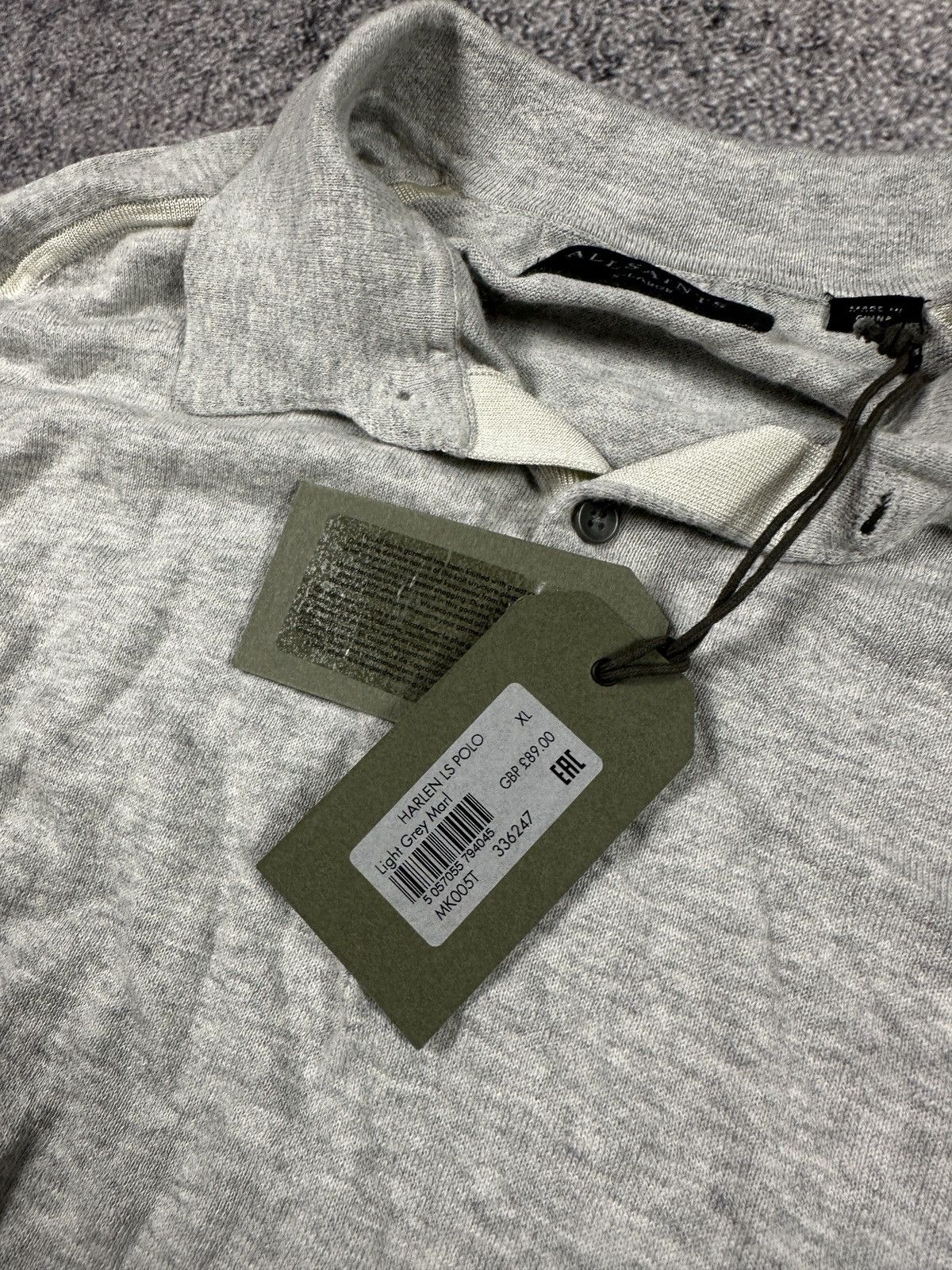 Allsaints Allsaints Long Polo Streetwear Rare Causal USA Style XL Size US XL / EU 56 / 4 - 5 Thumbnail
