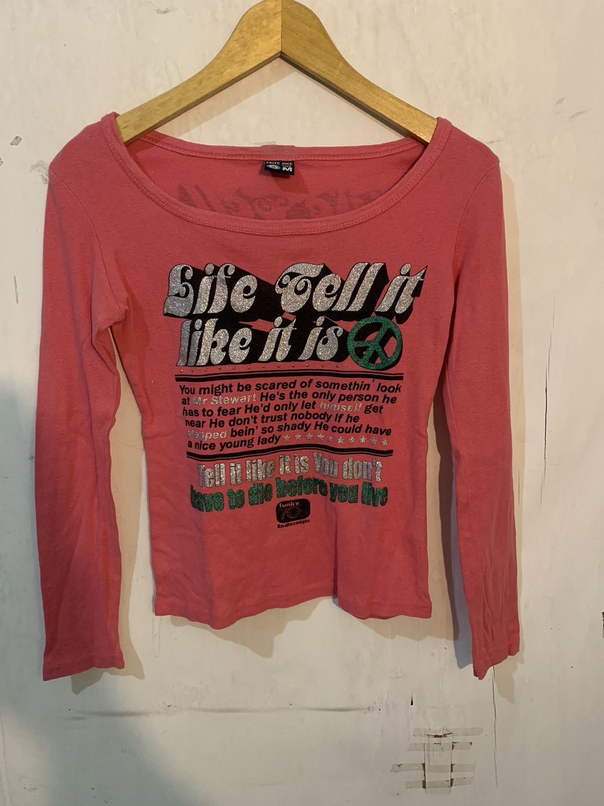 Hysteric Glamour × Japanese Brand × Vintage Japanese Poem long slevee 70s style Size US M / EU 48-50 / 2 - 2 Thumbnail