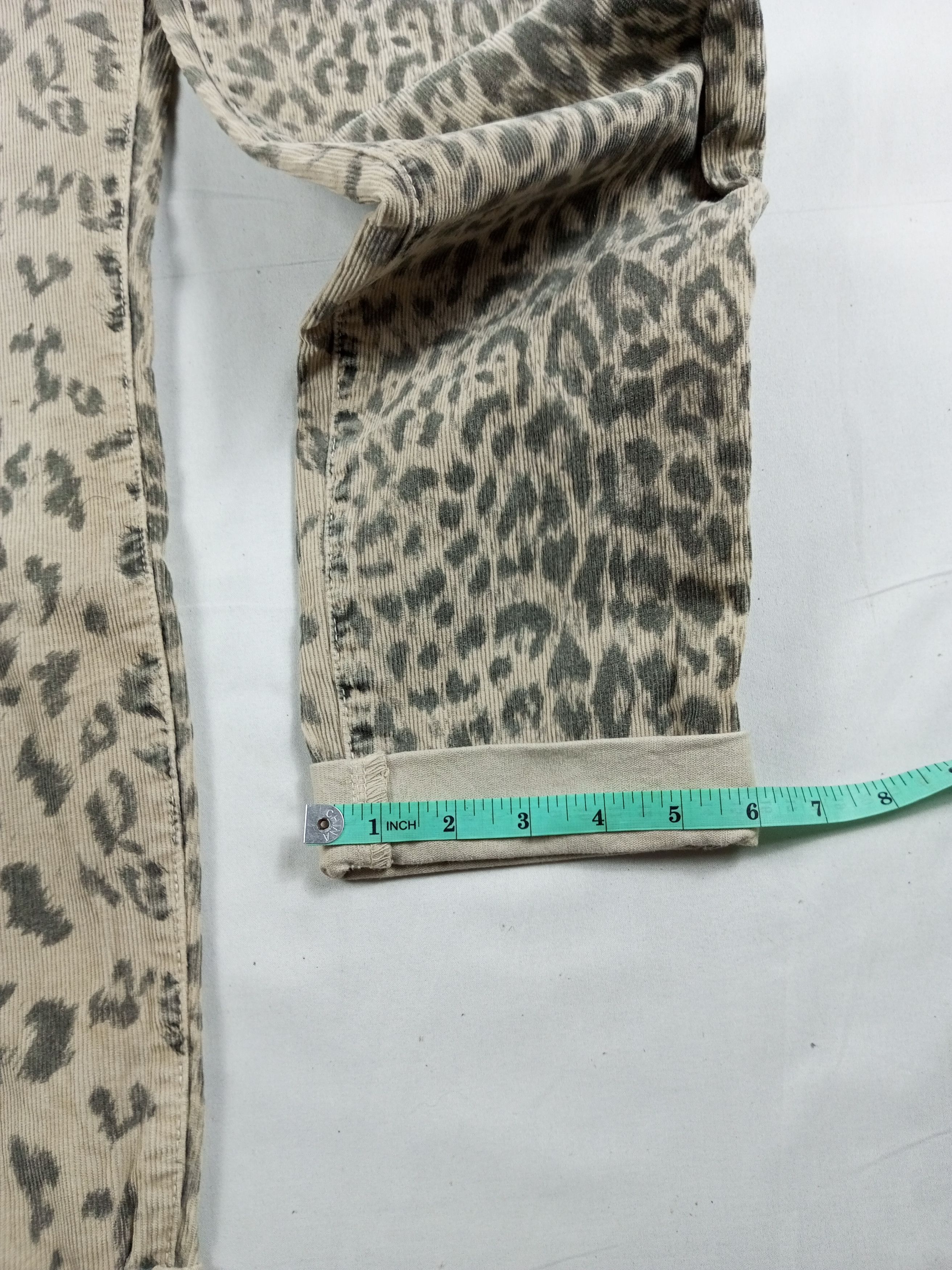 Current/Elliot Current Elliott Corduroy Leopard print punk amiri style Size US 30 / EU 46 - 14 Thumbnail