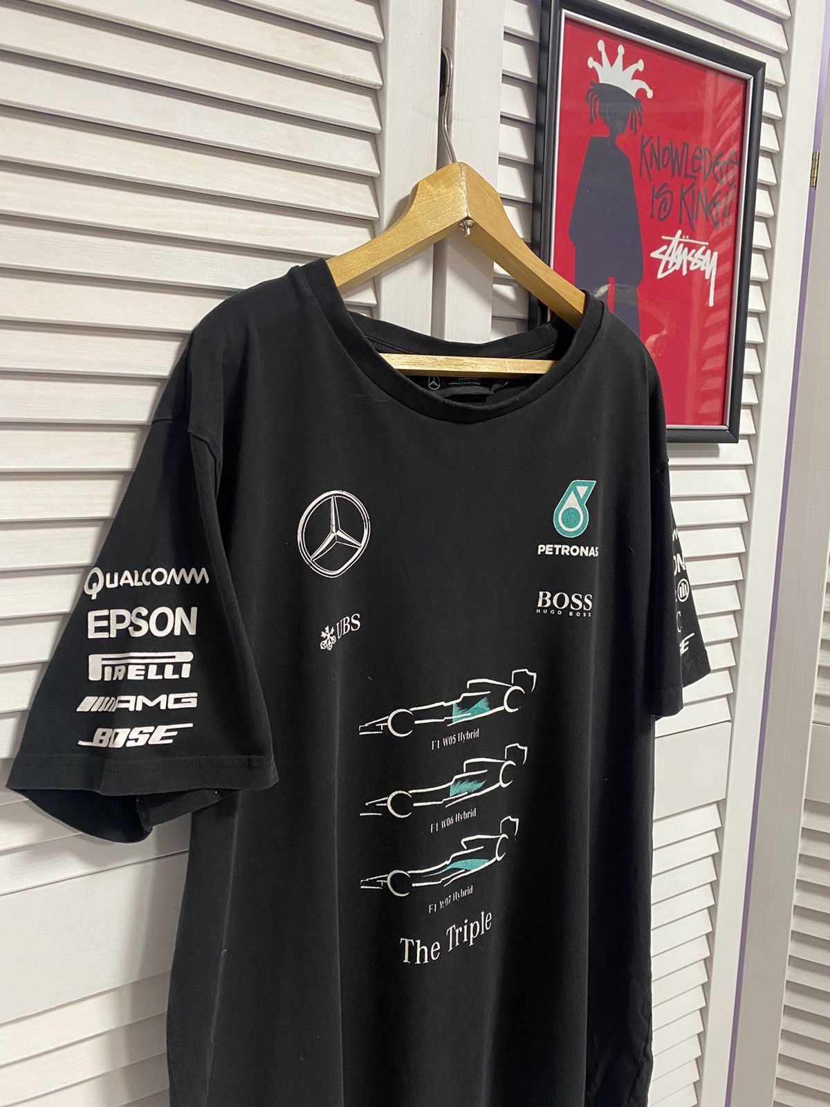 Hugo Boss × Mercedes-Benz T Shirt Tee Hugo Boss x Mercedes Benz x Petronas Size US XL / EU 56 / 4 - 2 Thumbnail