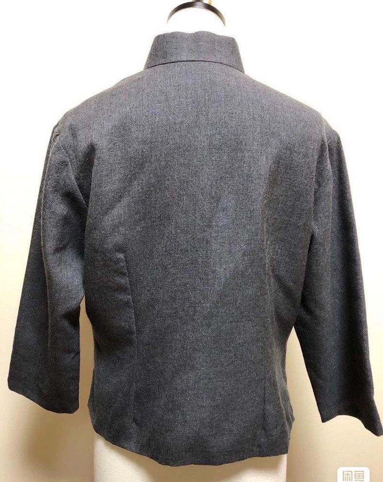 Comme des Garcons comme des garcons Stand up collar seven quarter sleeve top Size L / US 10 / IT 46 - 2 Thumbnail
