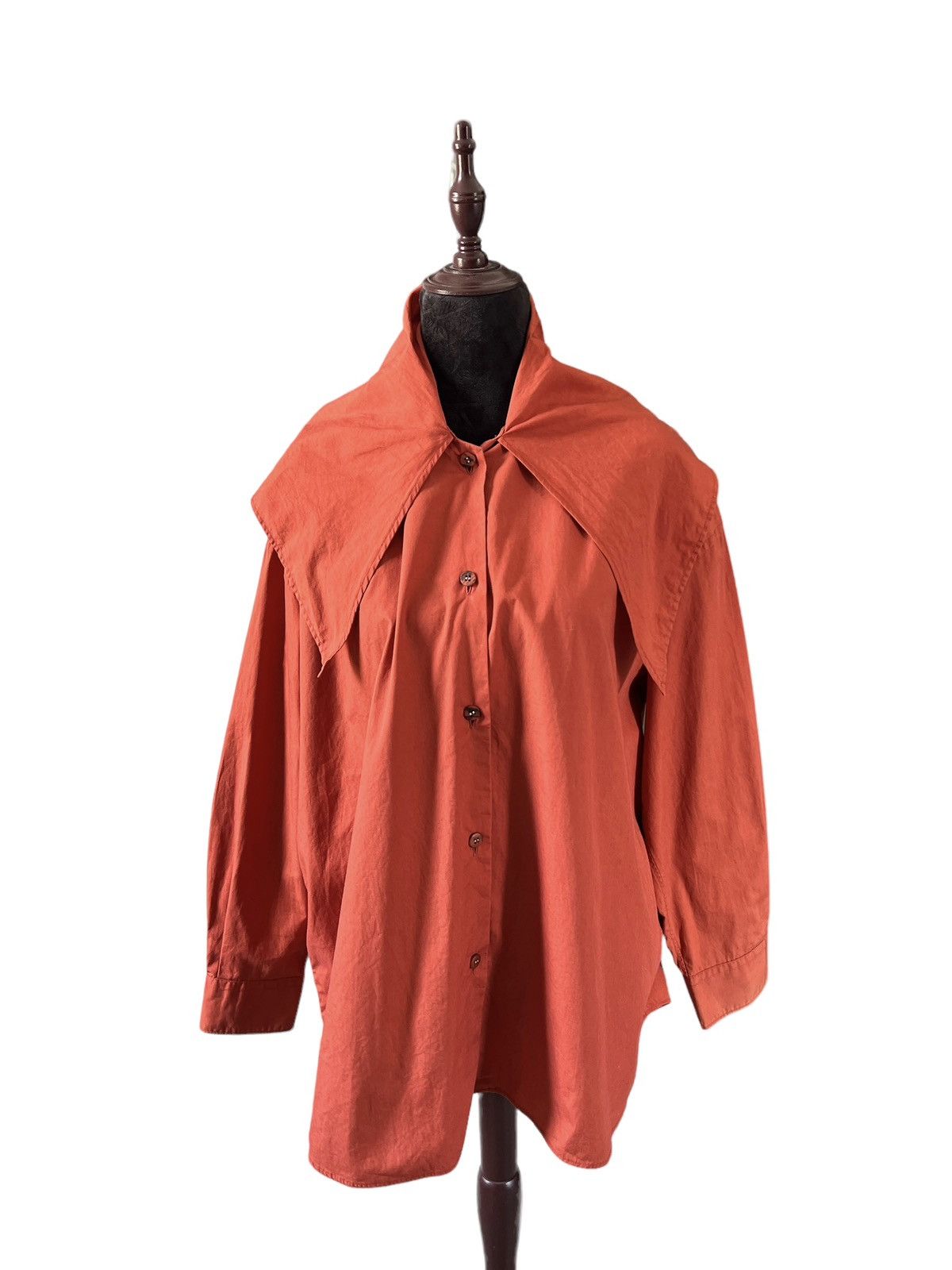 Romeo Gigli Vintage Romeo Gigli Wide Collar Button Shirt Size M / US 6-8 / IT 42-44 - 10 Thumbnail