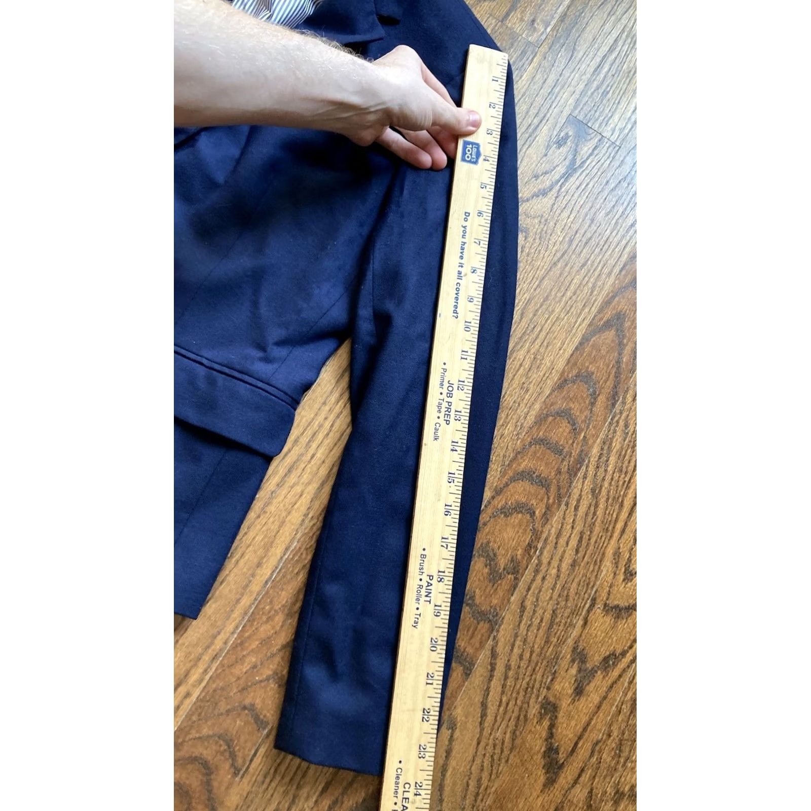 J.Crew J. Crew Blazer Women Size 4 Wool Blend Navy Blue Gold Button Jacket Size S / US 4 / IT 40 - 4 Thumbnail
