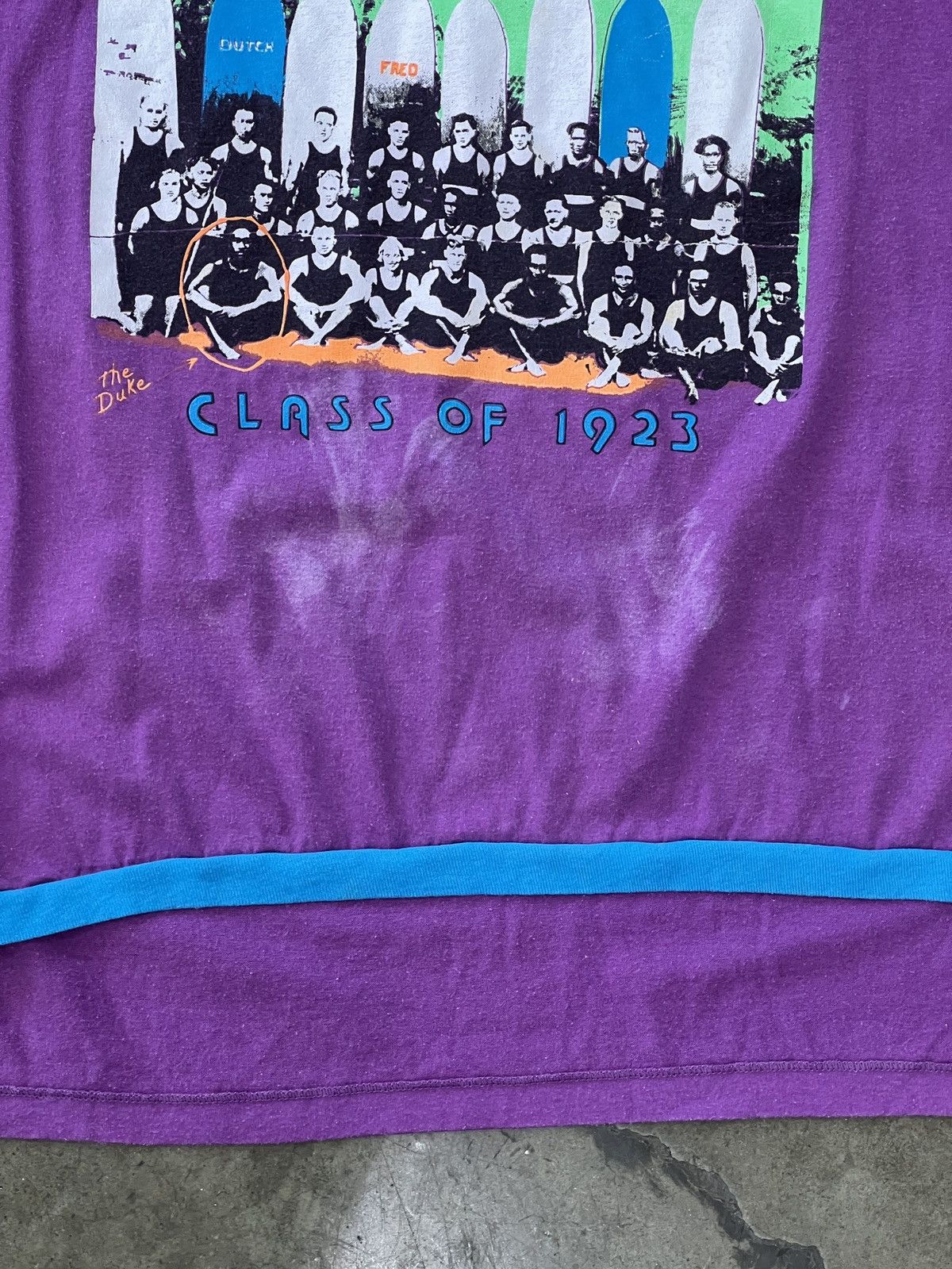 Vintage Vintage 80s Surf Kahana Bay Ringer Repaired Tee Large Size US L / EU 52-54 / 3 - 5 Thumbnail