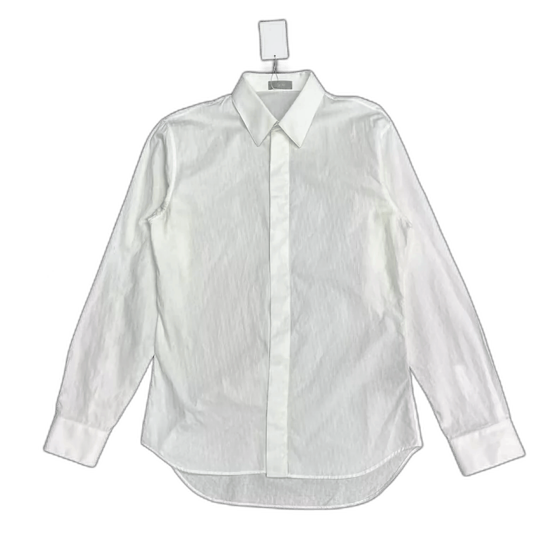 Dior DIOR White Long Sleeve Shirt for 23SS-yf Size US M / EU 48-50 / 2 - 1 Thumbnail
