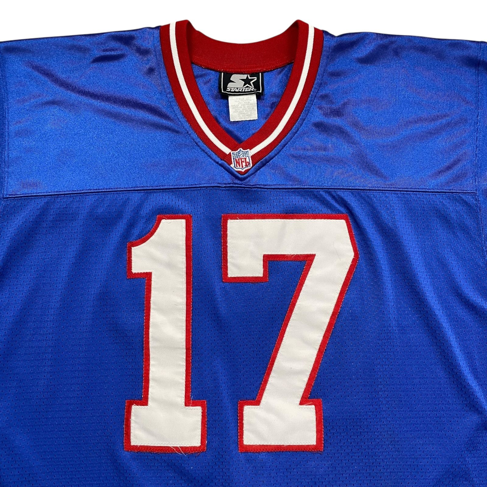NFL VTG 90s NEW YORK GIANTS DAVE BROWN STARTER AUTHENTIC JERSEY Size US XL / EU 56 / 4 - 4 Thumbnail
