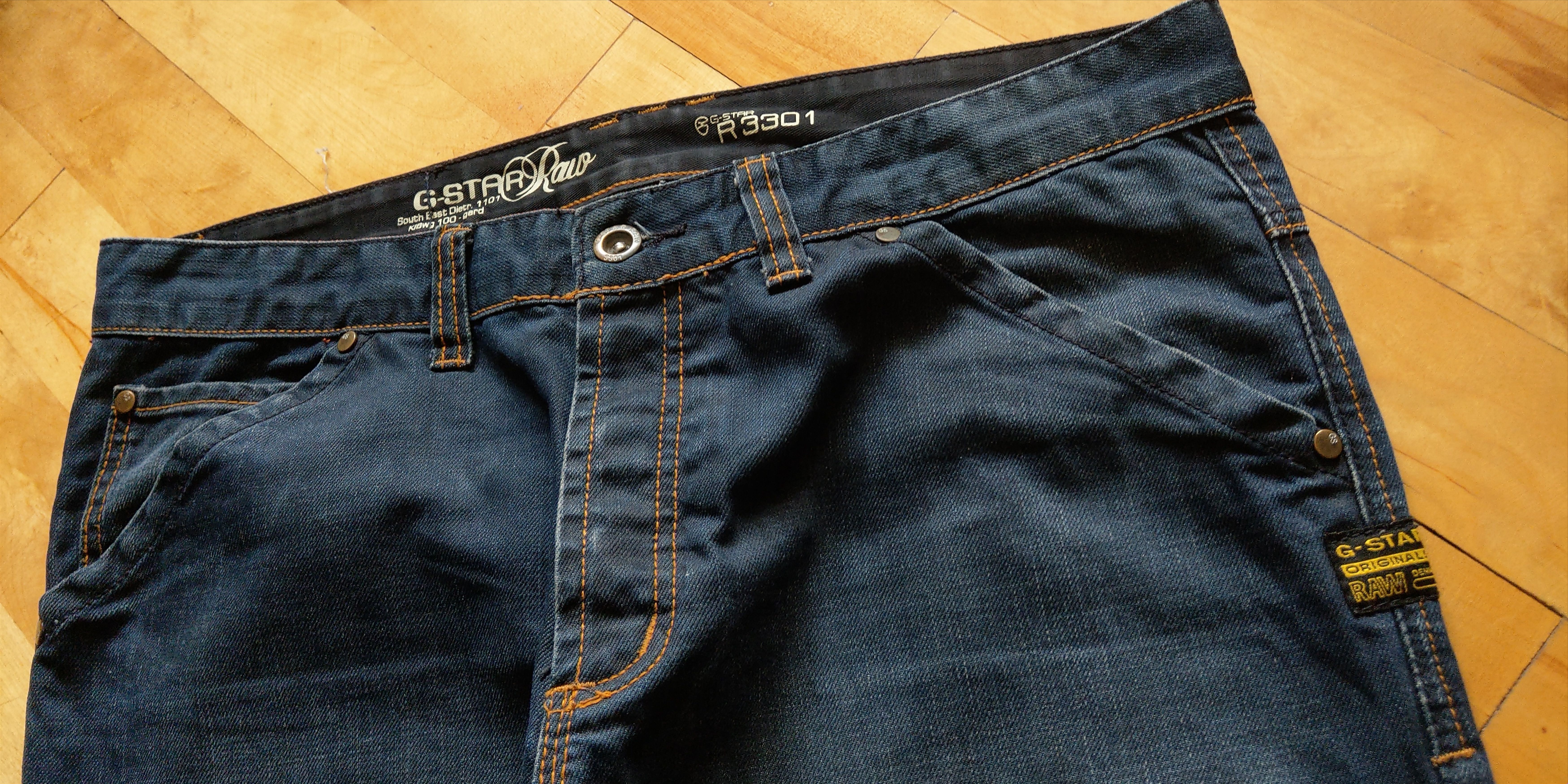 G-Star G-Star Typography Pants Flared Baggy Denim Goth GS RAW Size US 36 / EU 52 - 8 Thumbnail