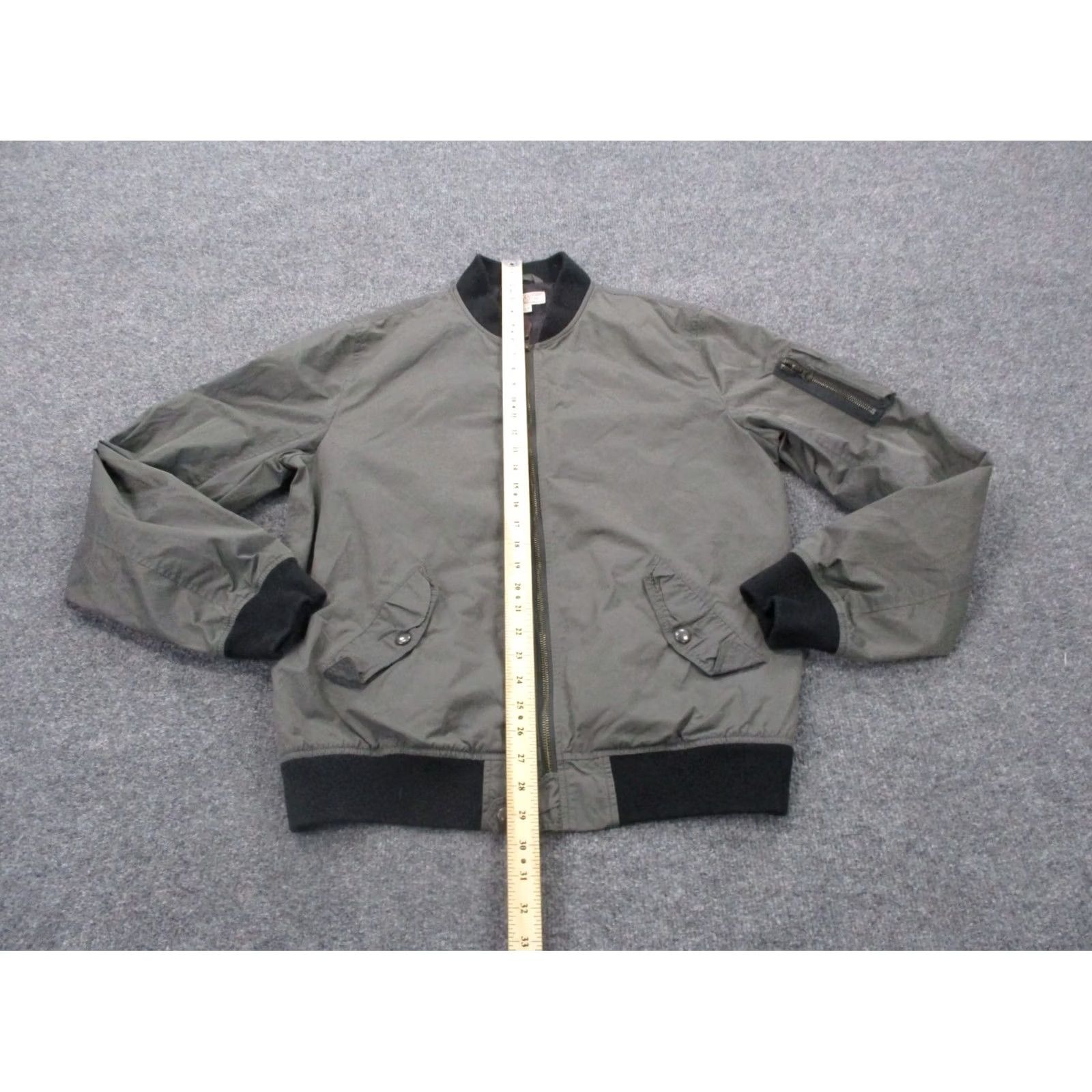 Wallace & Barnes Wallace & Barnes Jacket Mens MT Gray Nylon Athletic Sweater Bomber Sport Outdoors Size US M / EU 48-50 / 2 - 3 Thumbnail