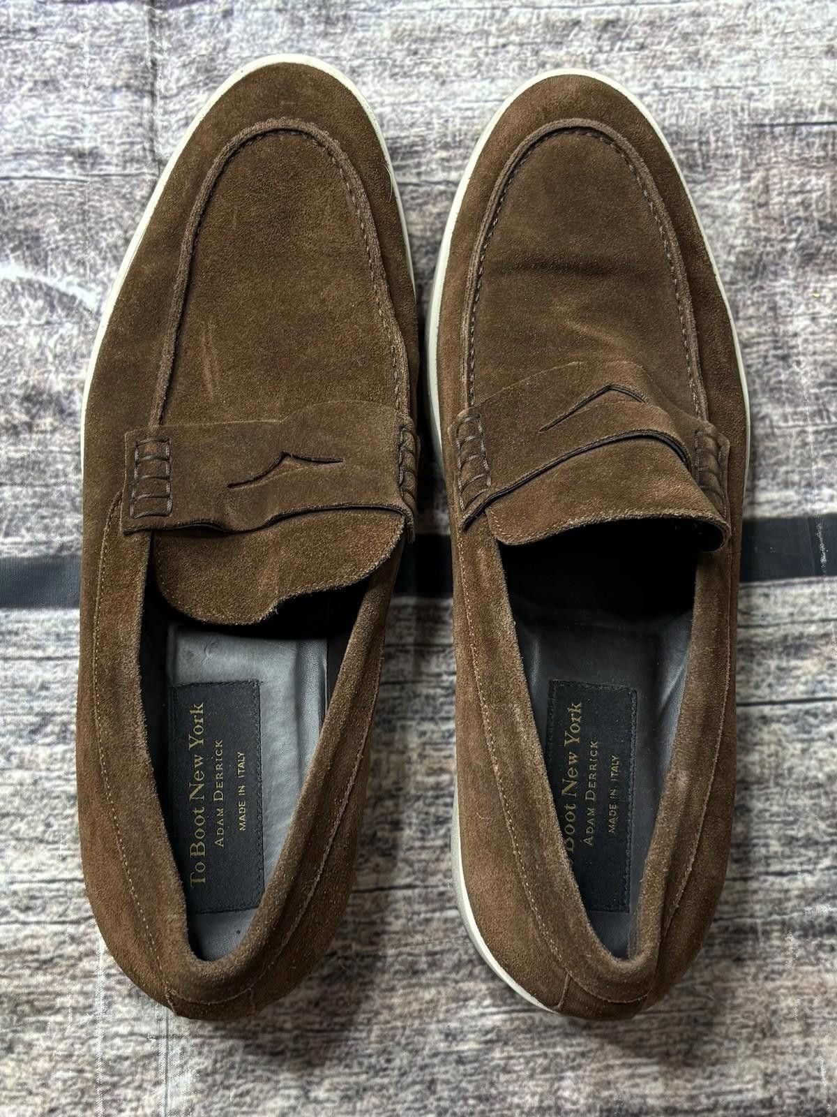 To Boot New York To Boot New York Adam Derrick Penny Loafers 43 11/12 Suede Size US 11 / EU 44 - 7 Thumbnail