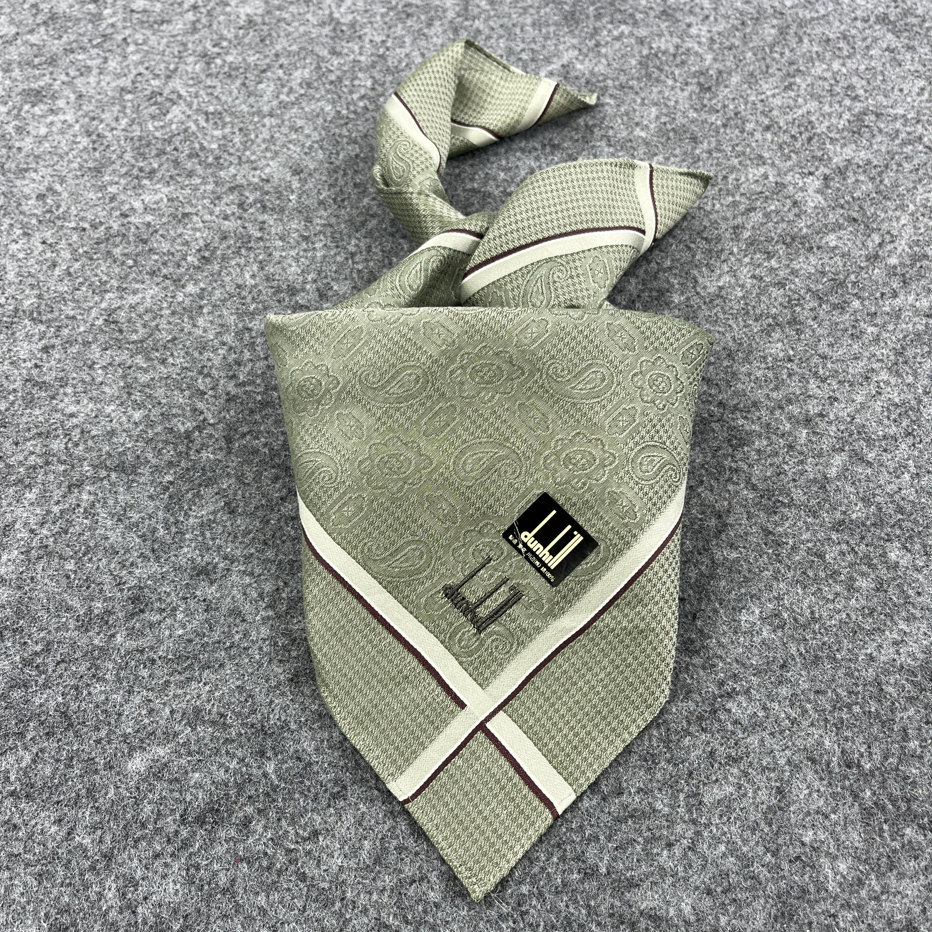 Alfred Dunhill × Vintage Dunhill Handkerchief / Bandana / Neckerchief B515 Size ONE SIZE - 3 Thumbnail