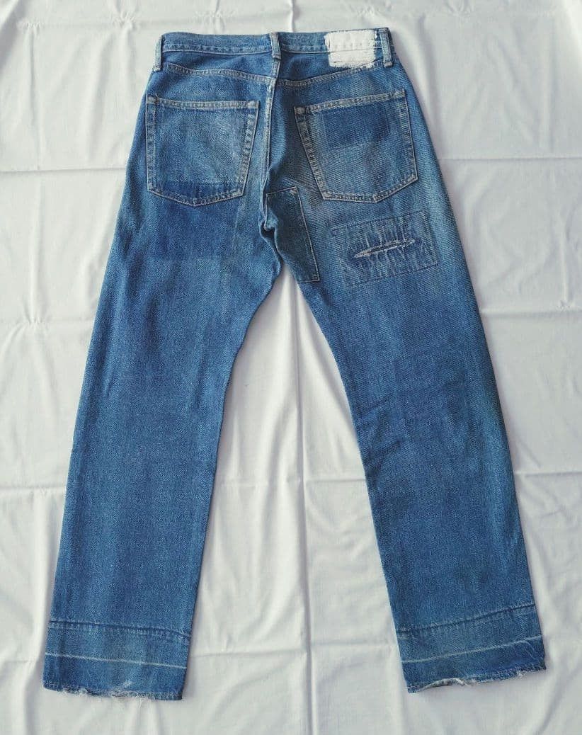 Kapital KAPITAL Patchwork Denim Jeans with Red Selvedge Size US 26 / EU 42 - 2 Thumbnail