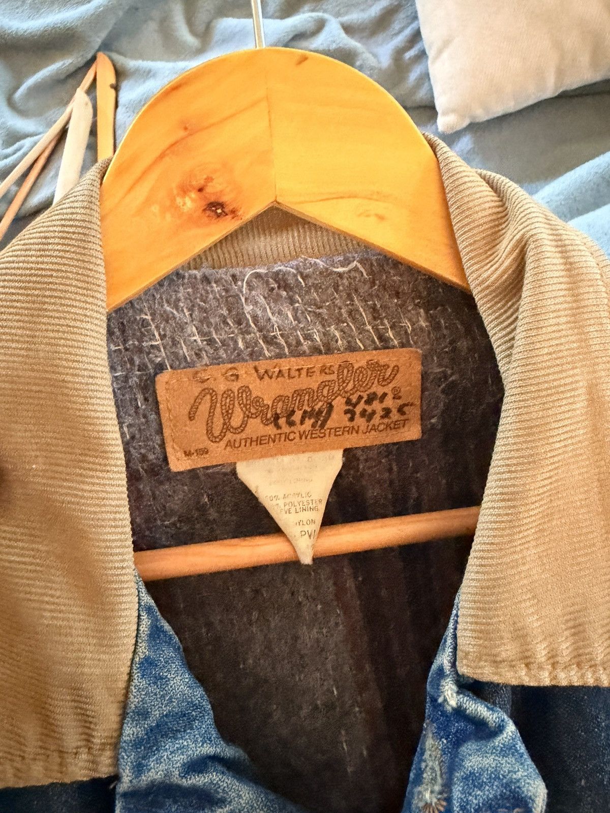 Wrangler Vintage Wrangler Lined Denim Jacket Size US L / EU 52-54 / 3 - 3 Thumbnail