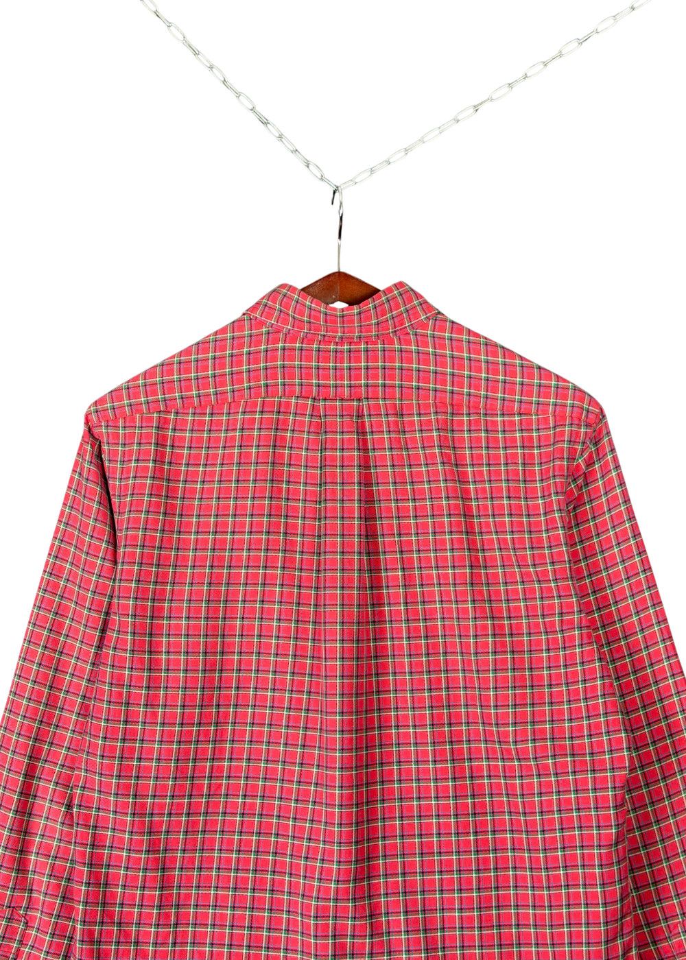 VTG PRL "Custom Fit" Tartan Plaid Button-Down Shirt image 9