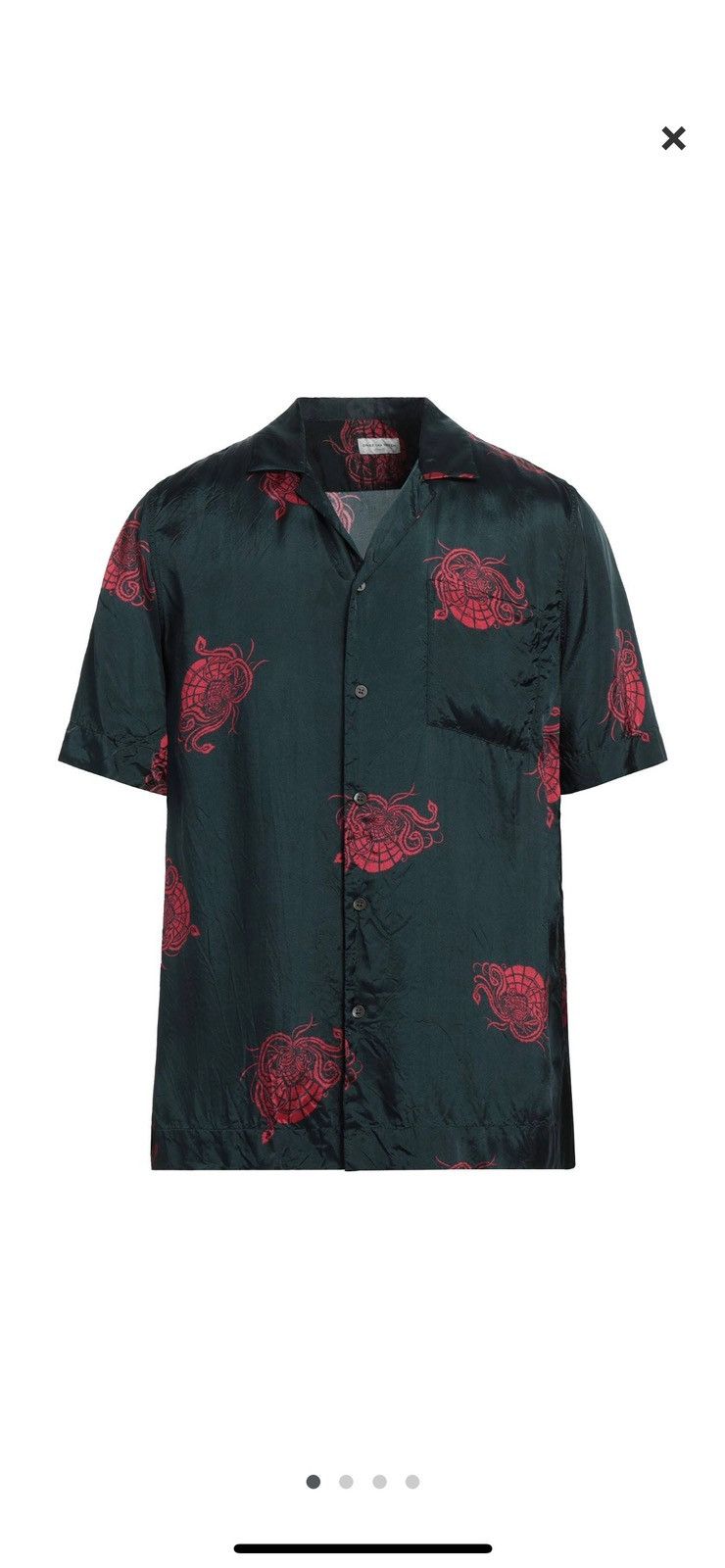 Dries Van Noten $600-700 viscose short-sleeved shirt, camp collar, IT50 Size US M / EU 48-50 / 2 - 15 Thumbnail