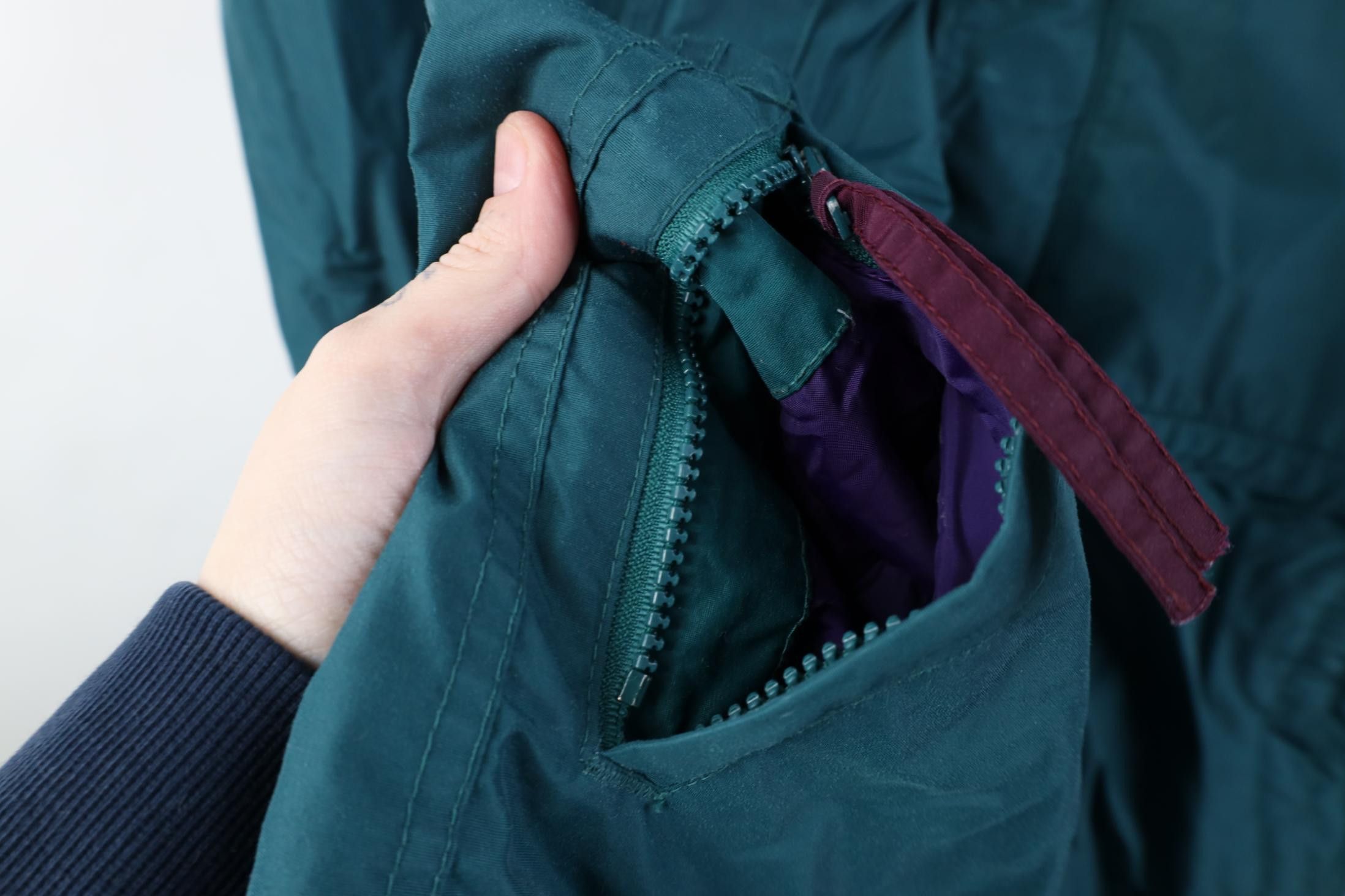 Columbia Vintage90s Columbia Hooded Rain Parka Jacket Coat Green Size US M / EU 48-50 / 2 - 7 Thumbnail
