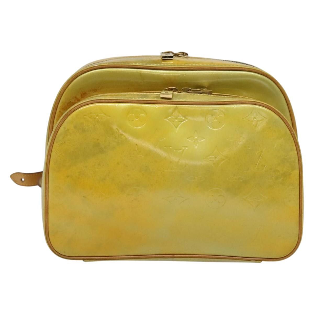 Louis Vuitton LOUIS VUITTON Monogram Vernis Marley Backpack Gris M91038 Size ONE SIZE - 2 Thumbnail