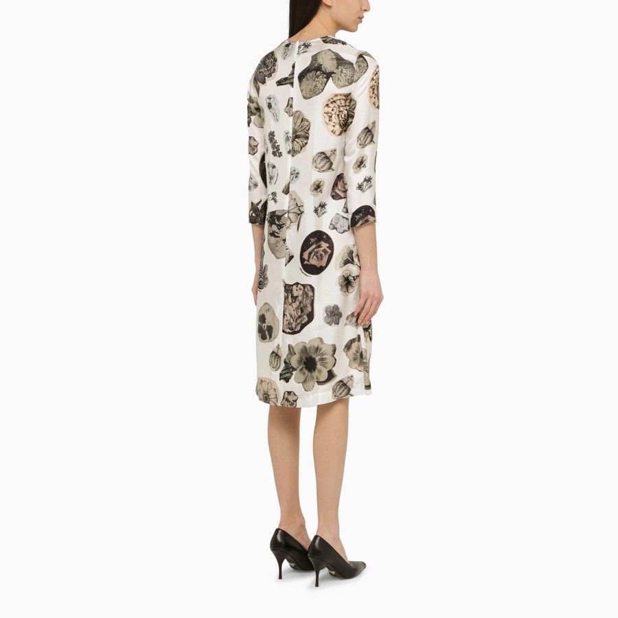 Marni o1d2blof0824 Flower Print Dress in Multicolor Size M / US 6-8 / IT 42-44 - 3 Thumbnail