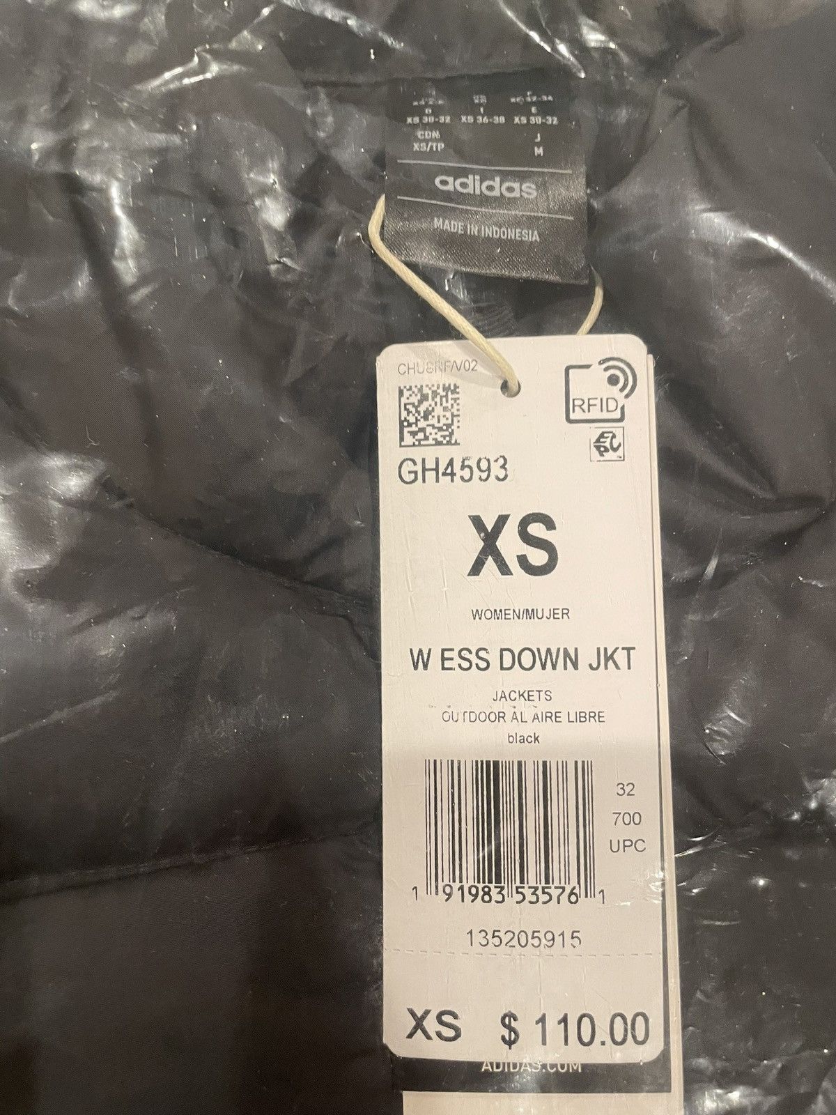 Adidas Adidas Essentials Puffer Jacket Size XS / US 0-2 / IT 36-38 - 5 Thumbnail