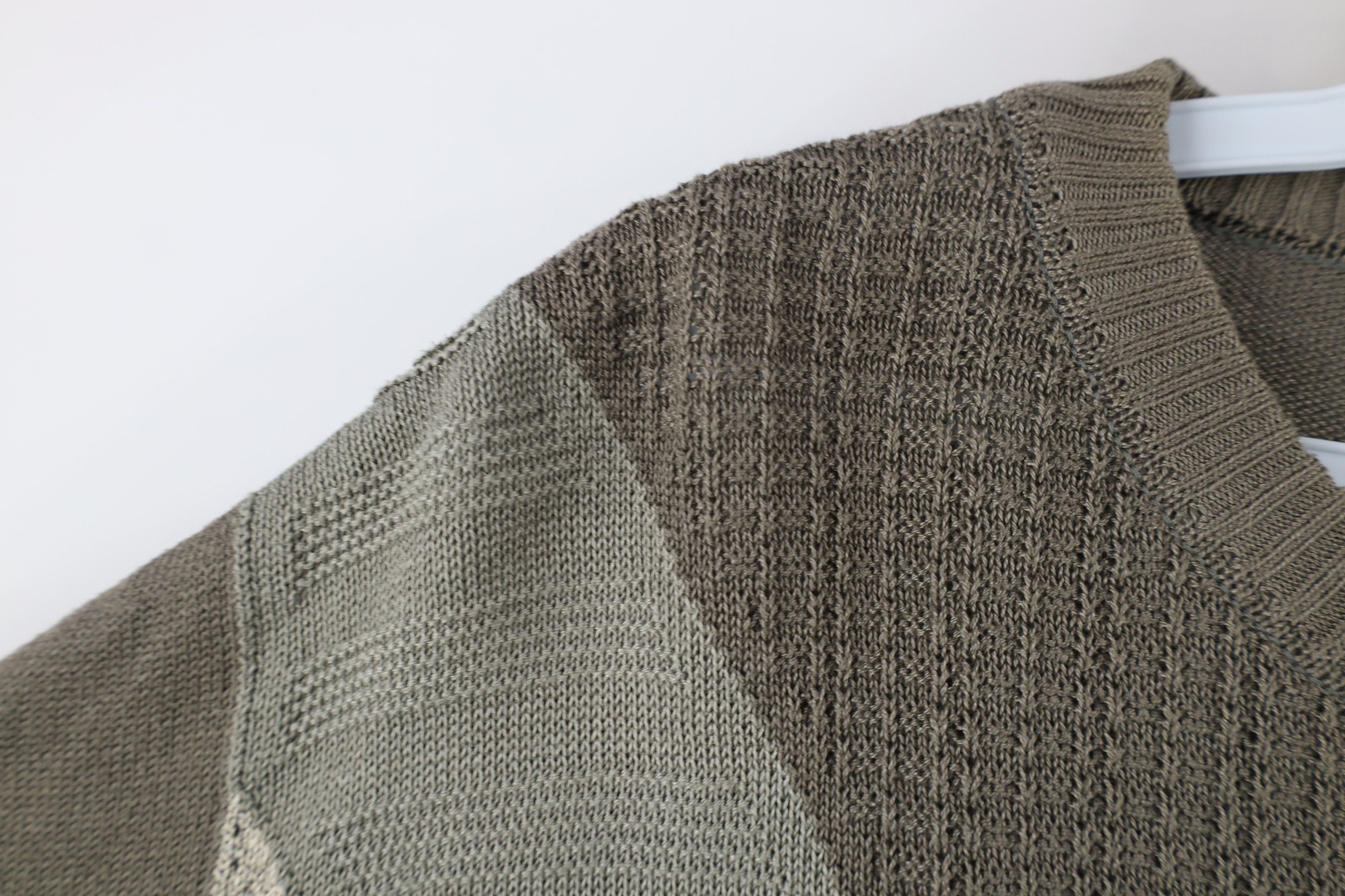 St. Croix × Vintage Vintage 90s St Croix Patchwork Cotton Knit Sweater USA Size US L / EU 52-54 / 3 - 8 Thumbnail