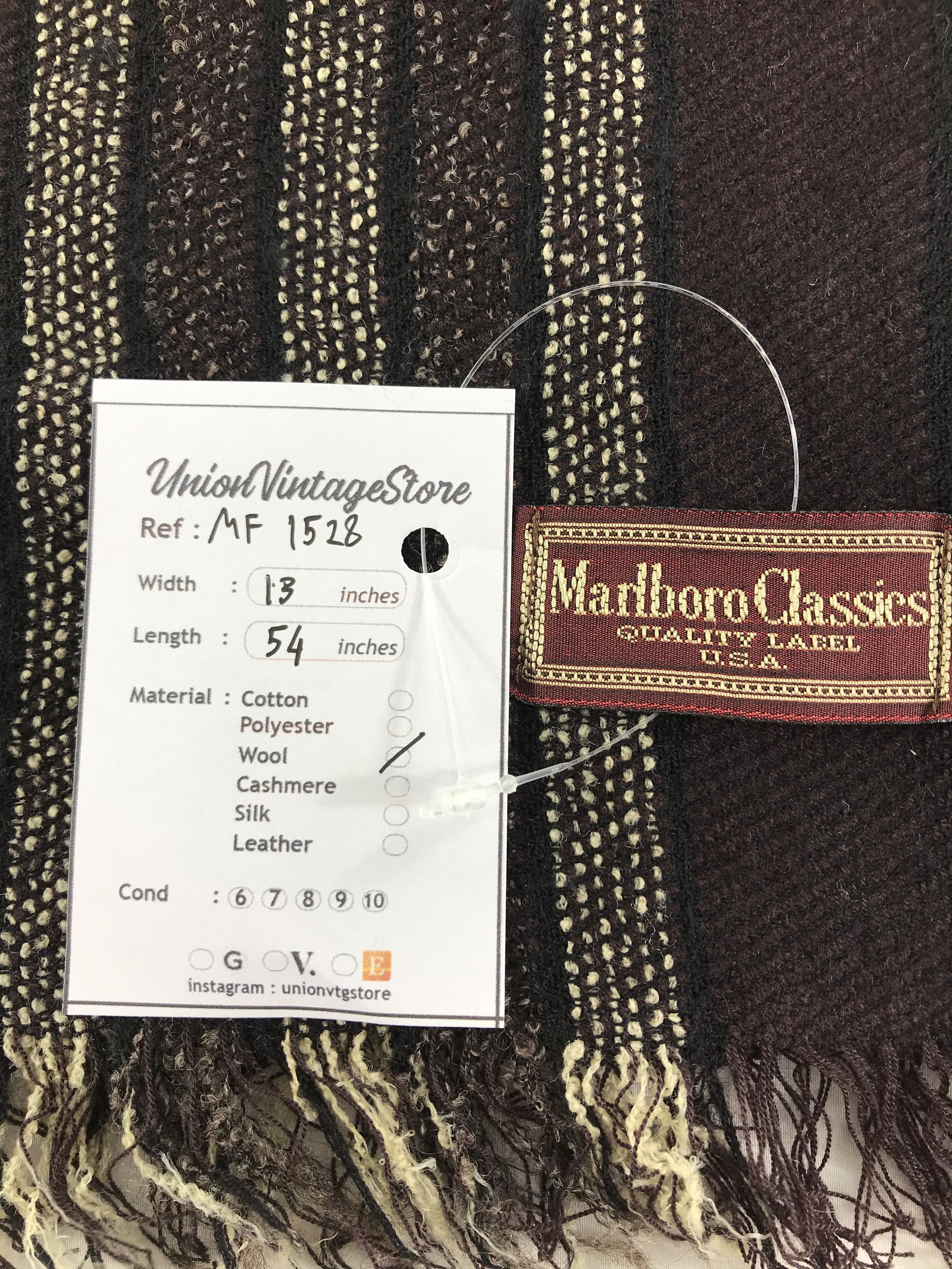 Marlboro Vintage Marlboro Scarf/Muffler/Neckwear MF1528 Size ONE SIZE - 4 Thumbnail