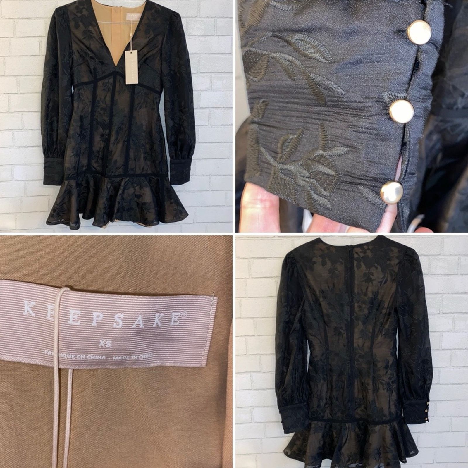REVOLVE REVOLVE $250 New Keepsake Wonderland Lace Dress NWT XS Size XS / US 0-2 / IT 36-38 - 2 Thumbnail