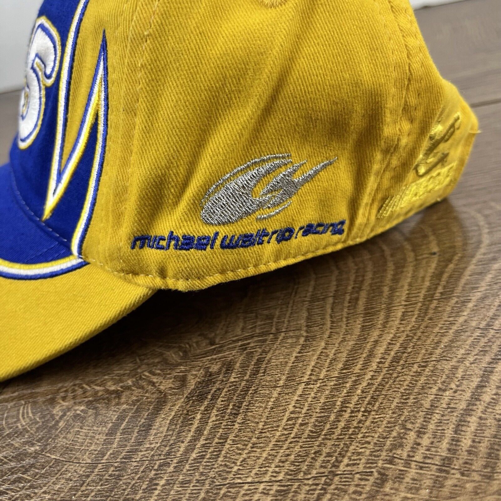 Other Michael Waltrip Racing Hat NAPA 55 Car Blue Adjustable Hat B Size ONE SIZE - 9 Thumbnail