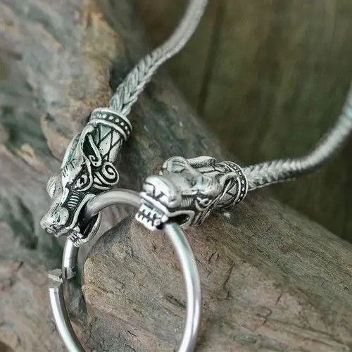Jewelry × Vintage Retro Wolf Head Chain Necklace Size ONE SIZE - 3 Thumbnail