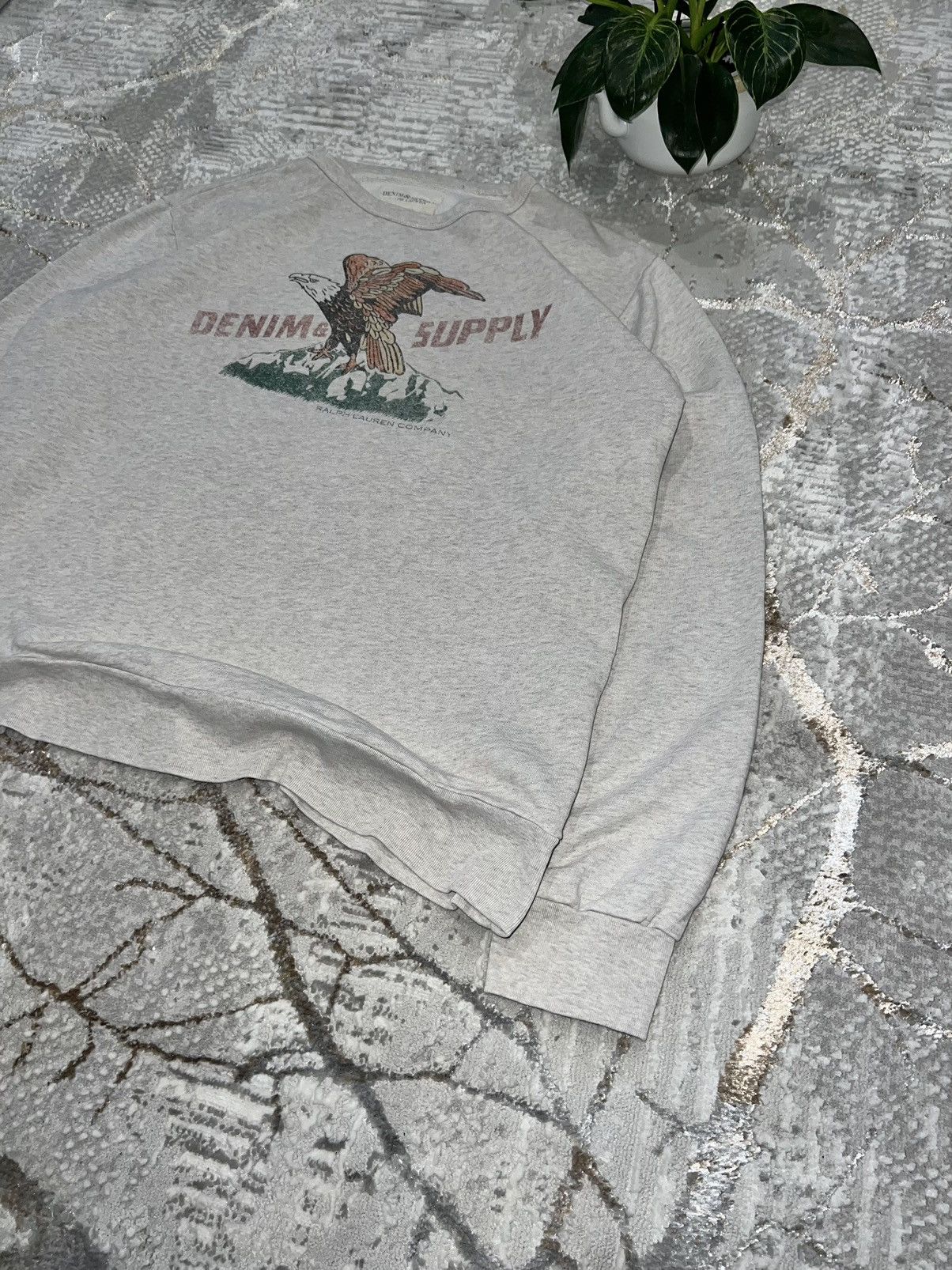 Denim & Supply Ralph Lauren × Polo Ralph Lauren × Vintage DENIM & SUPPLY POLO RALPH LAUREN VINTAGE 90S SWEATSHIRT Y2K Size US XL / EU 56 / 4 - 3 Thumbnail