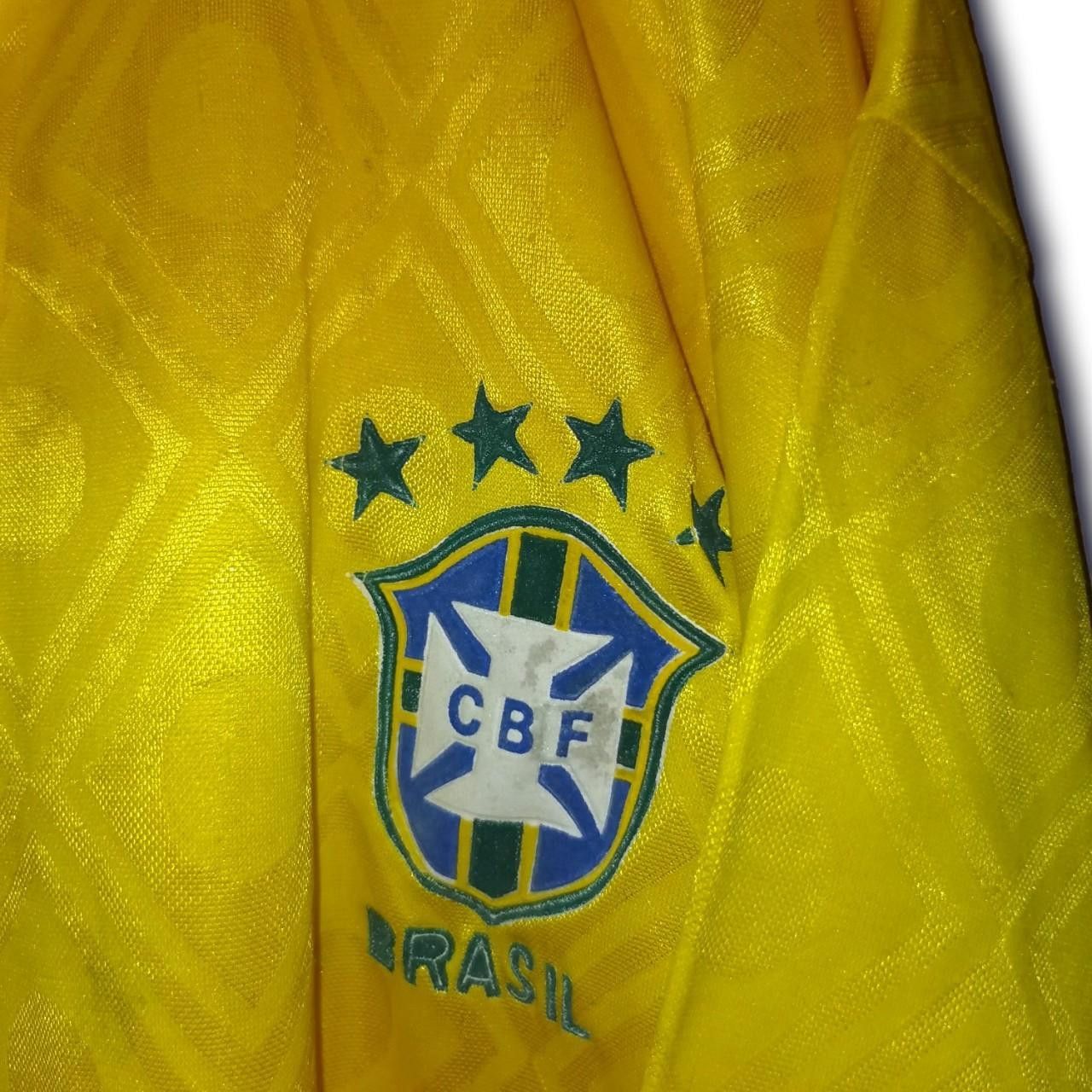 Umbro Fc Brazil 1990 1991 1992 Rare Home Shirt Jersey Size US XL / EU 56 / 4 - 2 Thumbnail
