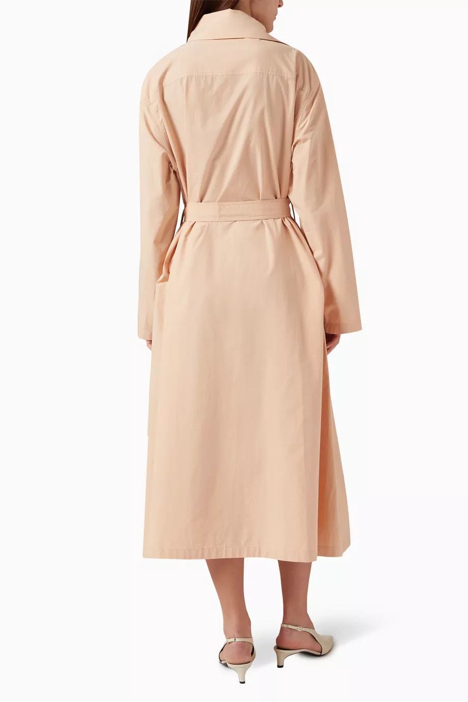 Jil Sander o1w1db10825 Midi Dress in Pink Size L / US 10 / IT 46 - 3 Thumbnail