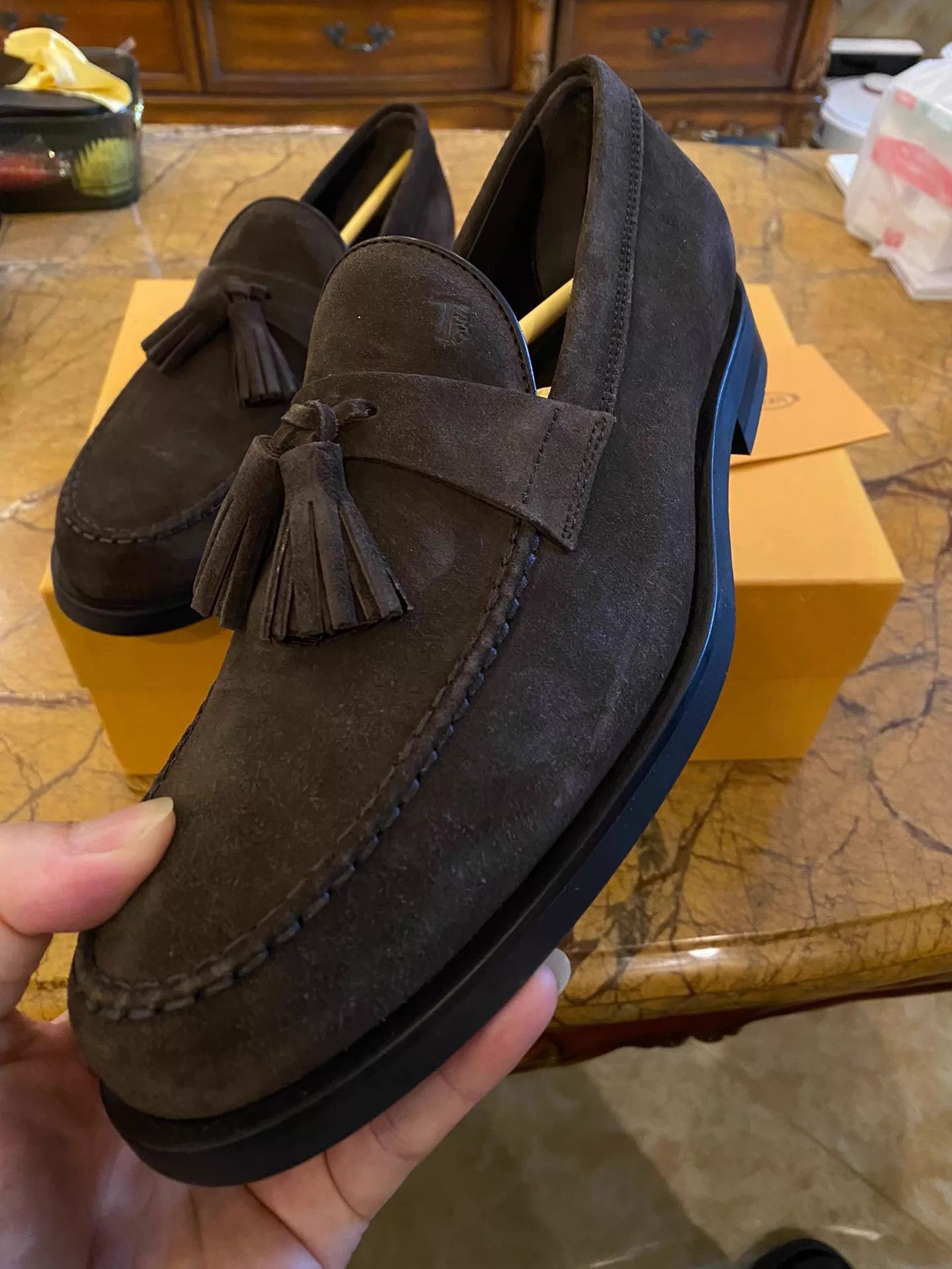 Tod's TOD'S Tassel Pebble Loafers, Auth Full Set 6 & 6.5 Size US 6.5 / EU 39-40 - 2 Thumbnail