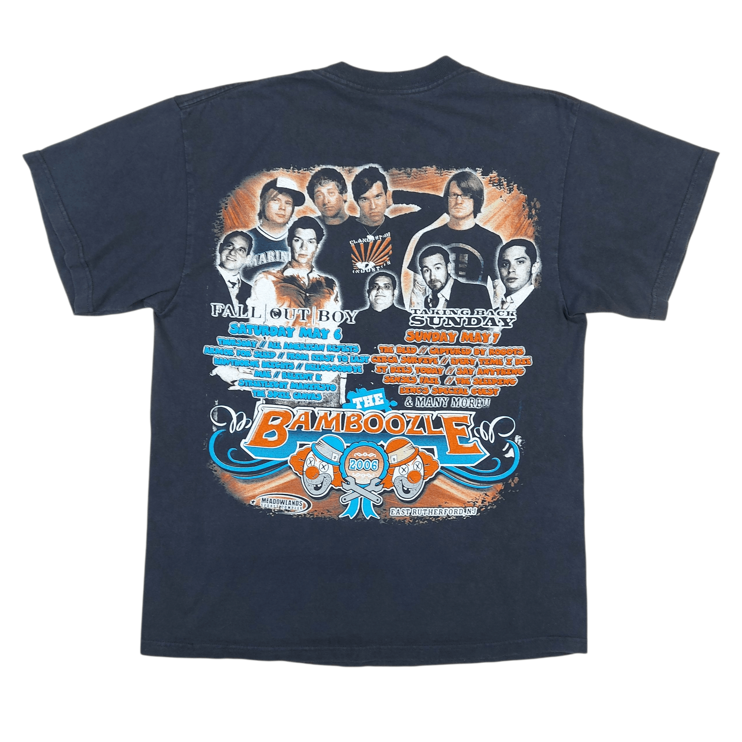 Band Tees VTG 2006 The Bamboozle Taking Back Sunday Fall Out Boy TEE Size US S / EU 44-46 / 1 - 3 Thumbnail