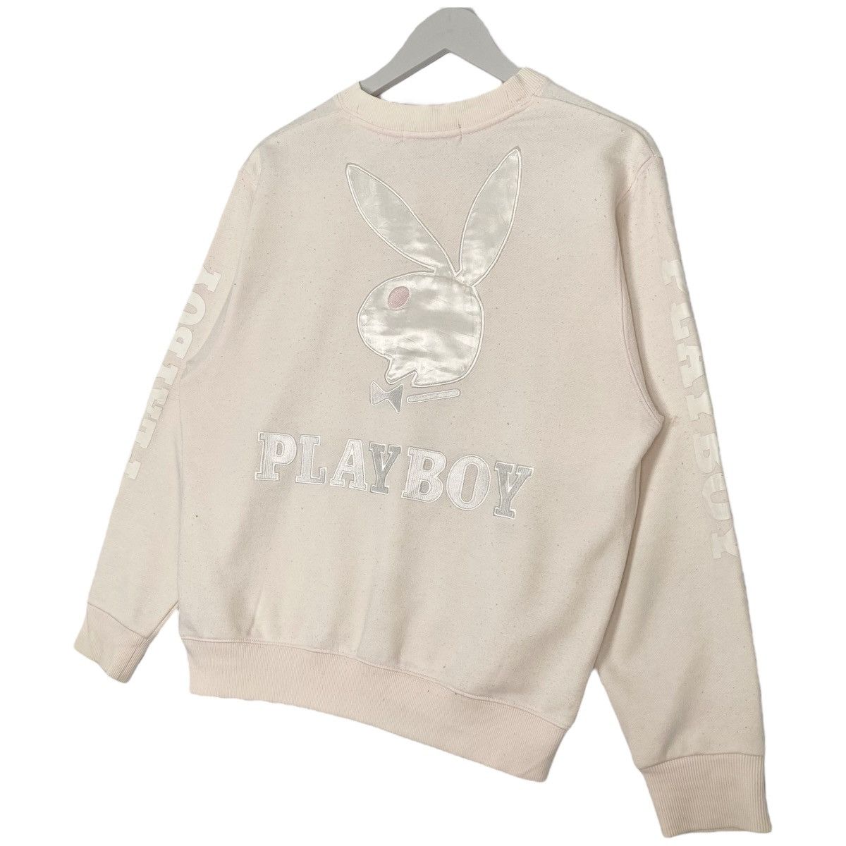 Vintage Vintage Playboy Sweatshirt Crewneck Soft Pink Big Logo Size US M / EU 48-50 / 2 - 7 Thumbnail