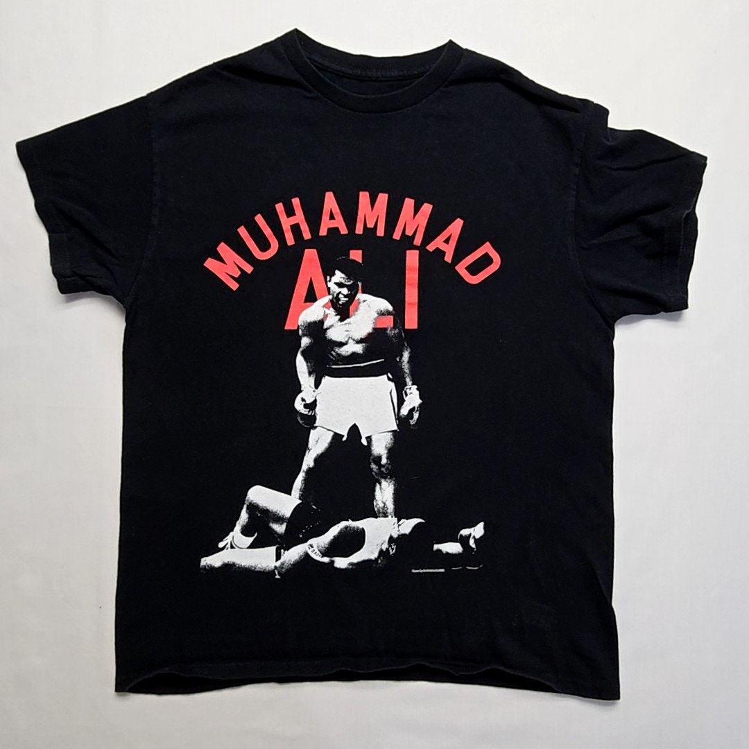 Vintage Muhammad Ali Shirt Boxer Graphic T-Shirt Black Medium Tee Size US M / EU 48-50 / 2 - 1 Thumbnail