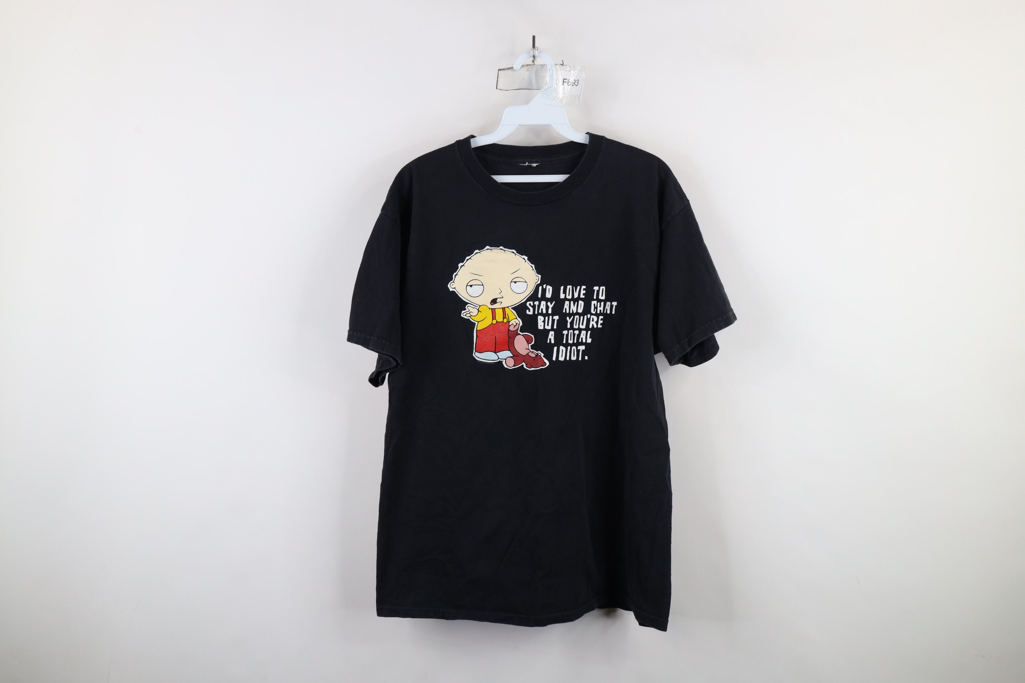 Vintage Vintage Y2K 2005 Family Guy Stewie You're An Idiot T-Shirt Size US M / EU 48-50 / 2 - 1 Thumbnail