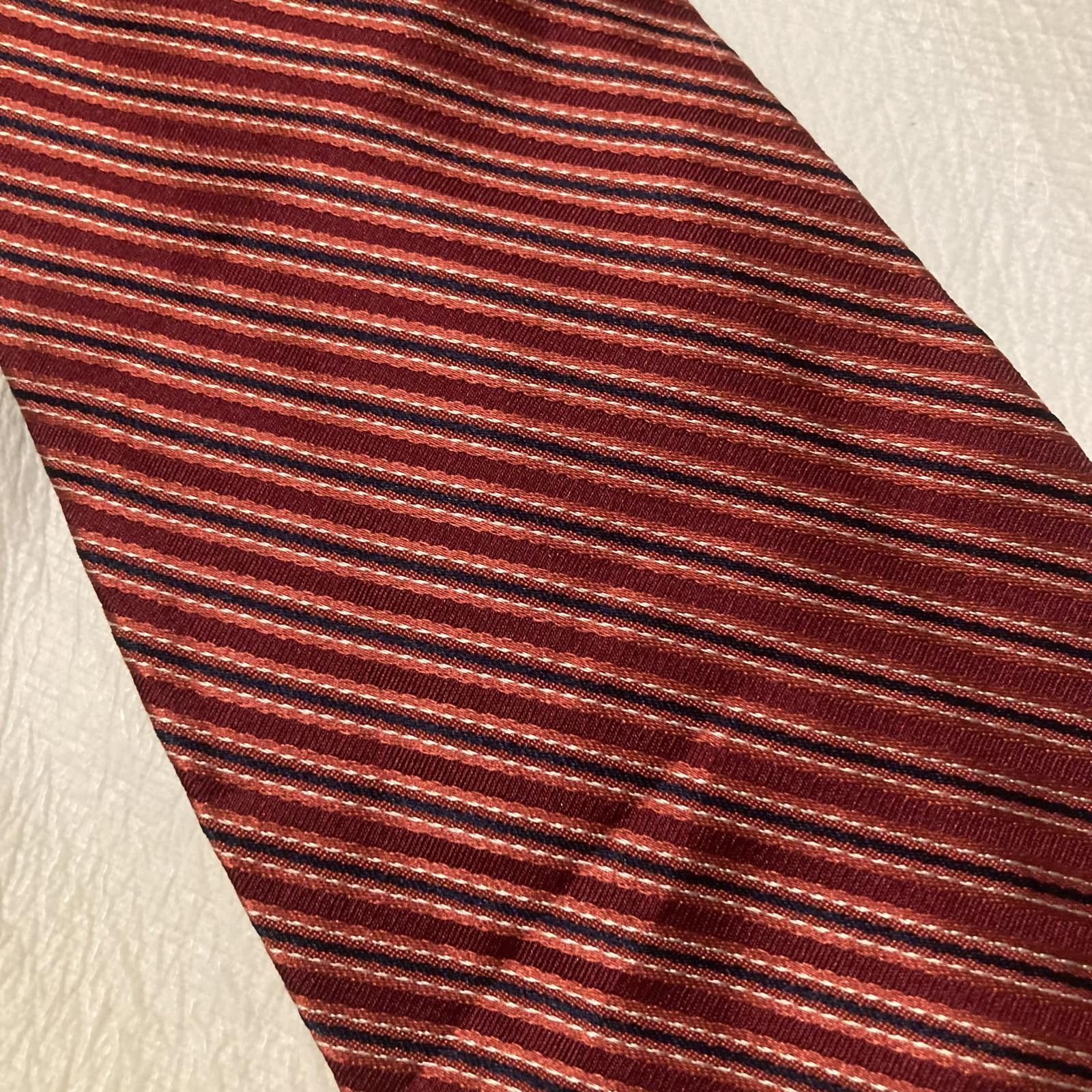 Robert Villini NWOT Roberto Villini Red Stripes Tie 58/4 Size ONE SIZE - 2 Thumbnail