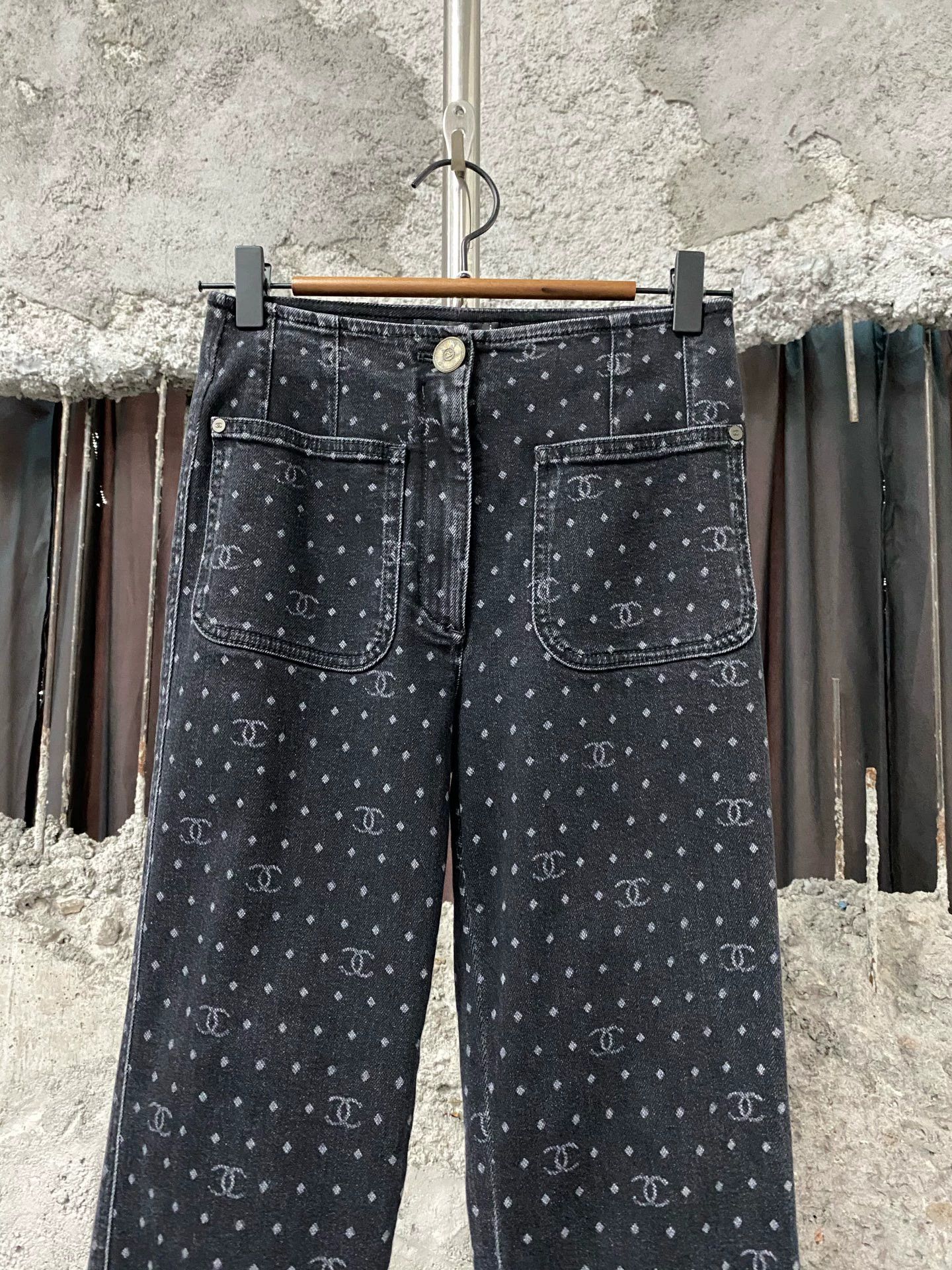 Chanel Chanel Polka Dot Double C Jeans Size US 34 / EU 50 - 3 Thumbnail