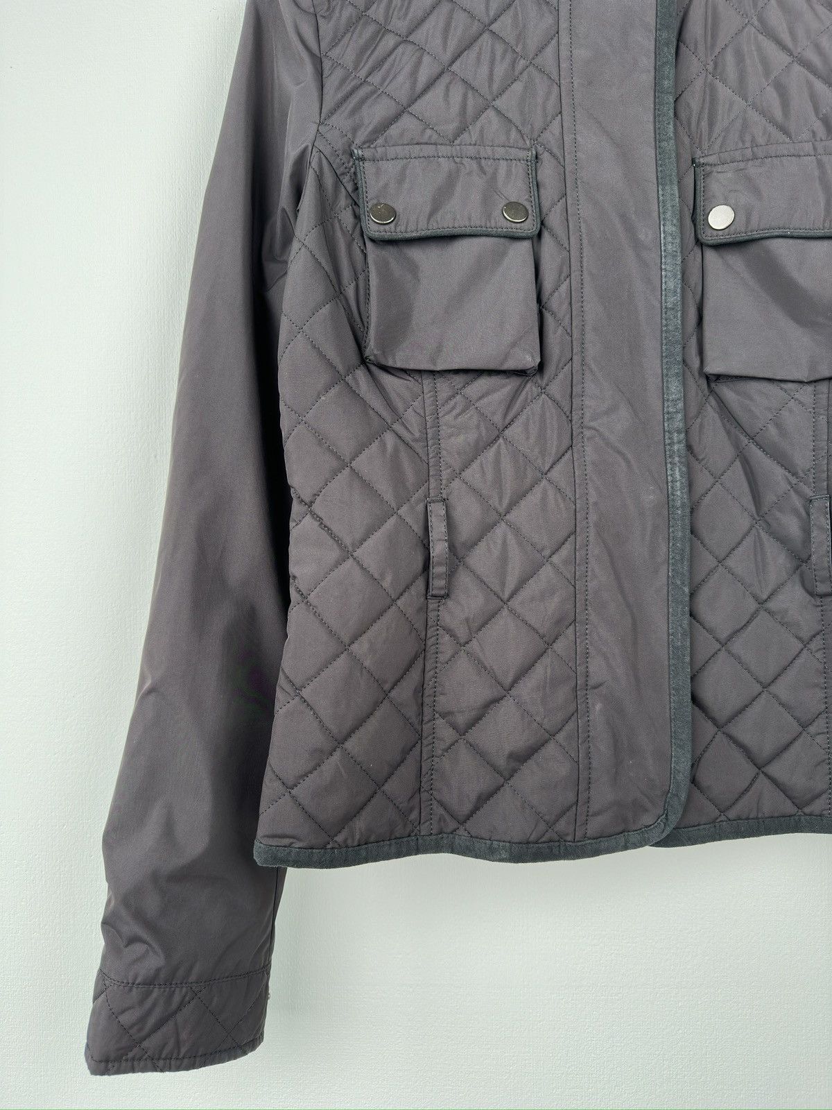 Belstaff BELSTAFF Quilted Biker Motorcycle Silver Label Jacket Size M / US 6-8 / IT 42-44 - 7 Thumbnail